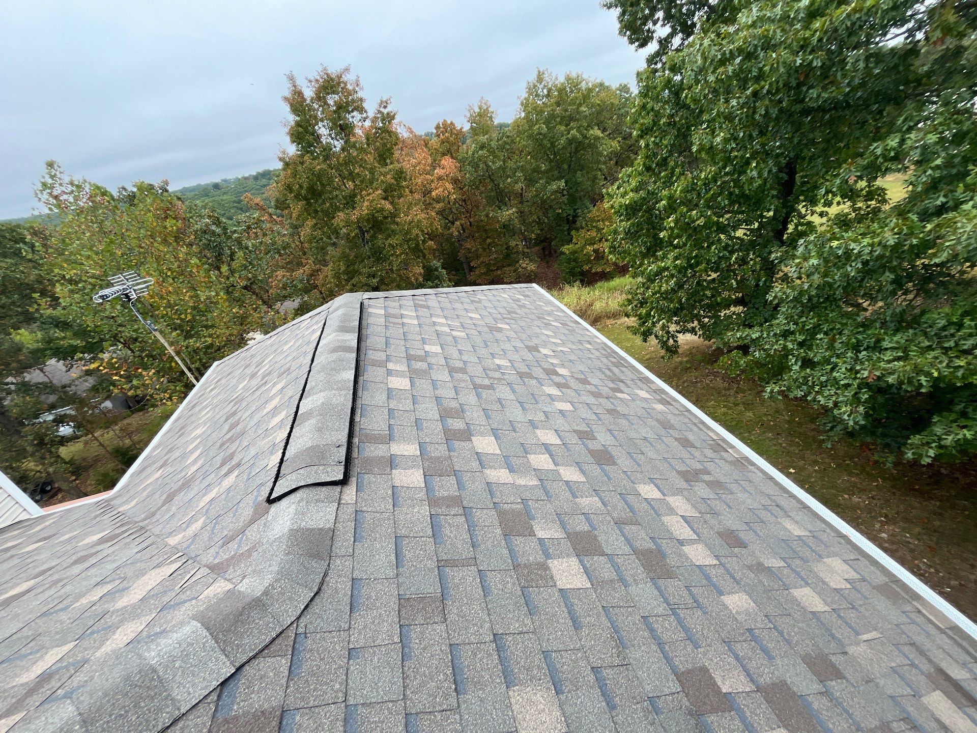 Residential Roofing Install - Atlas Pinnacle Pristine W/ Scotchguard Shingles - Color Weathered Wood  by Titan Commercial & Residential Roofing 