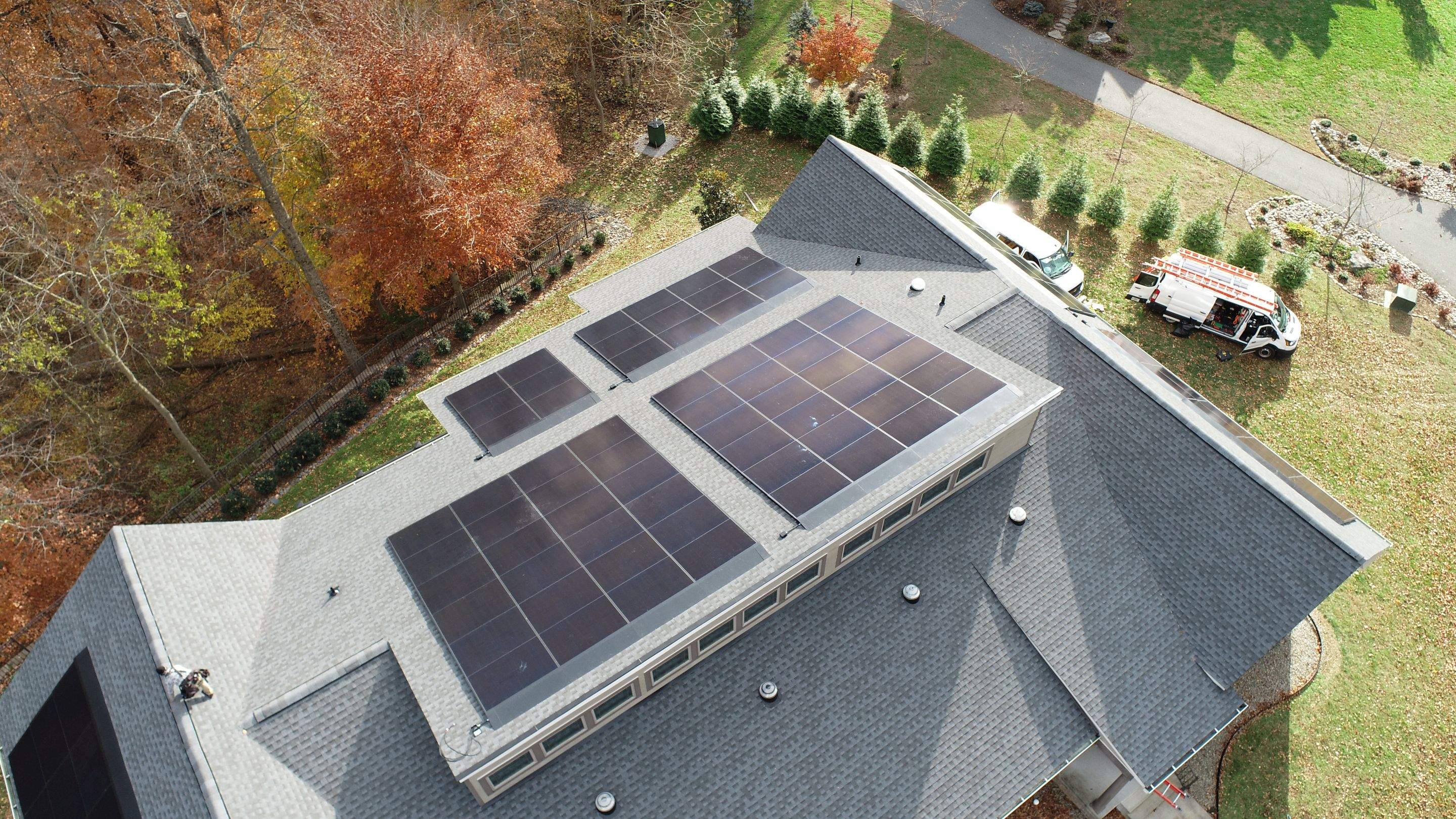 Solar Roof using GAF Decotech integrated panels by American Home Contractors