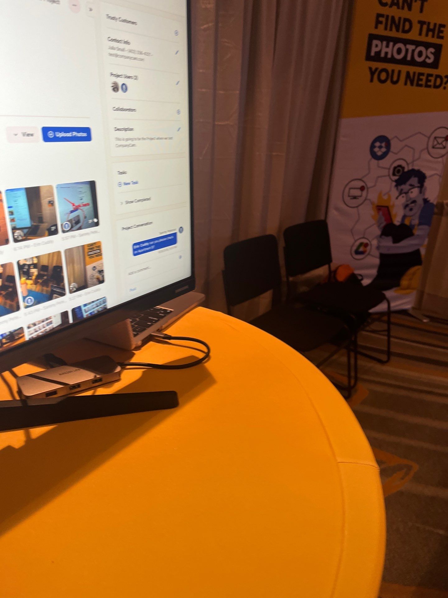 Trade Show using Aquarium by CompanyCam