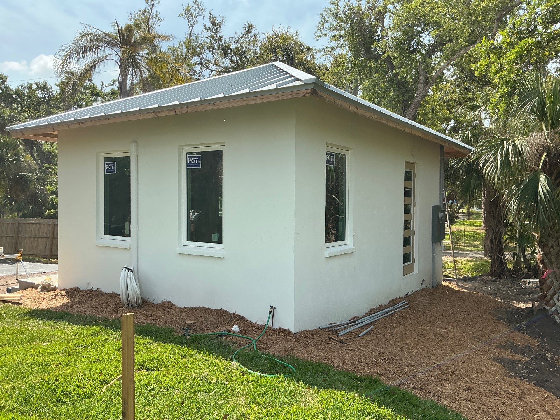 Half-Round Aluminum Gutters in Nokomis FL by Gutter Professors