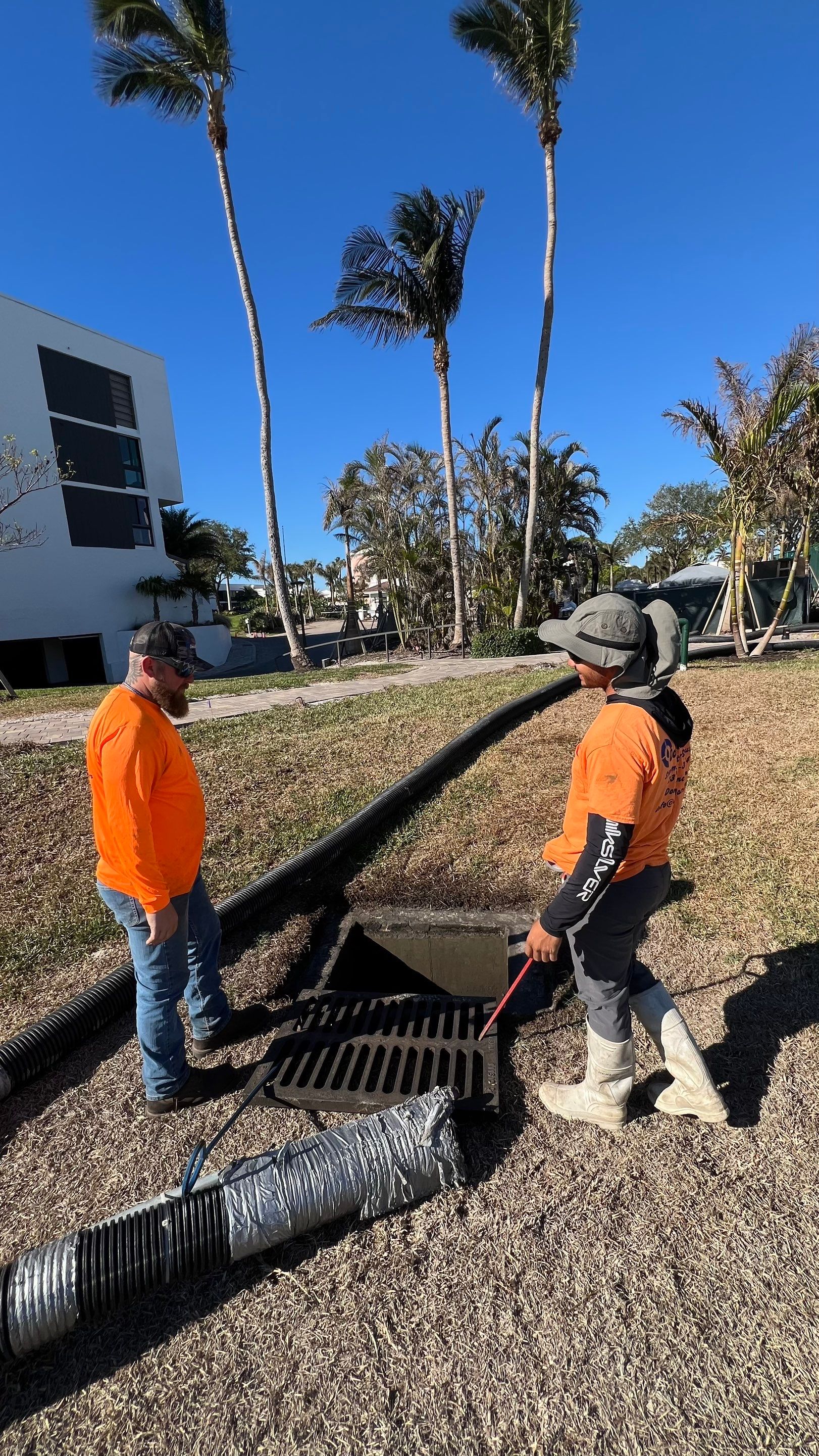 Naples Condo Complex Stormwater System Maintenance and Hurricane Cleanup by Don Mar, Inc. Storm Water Solutions
