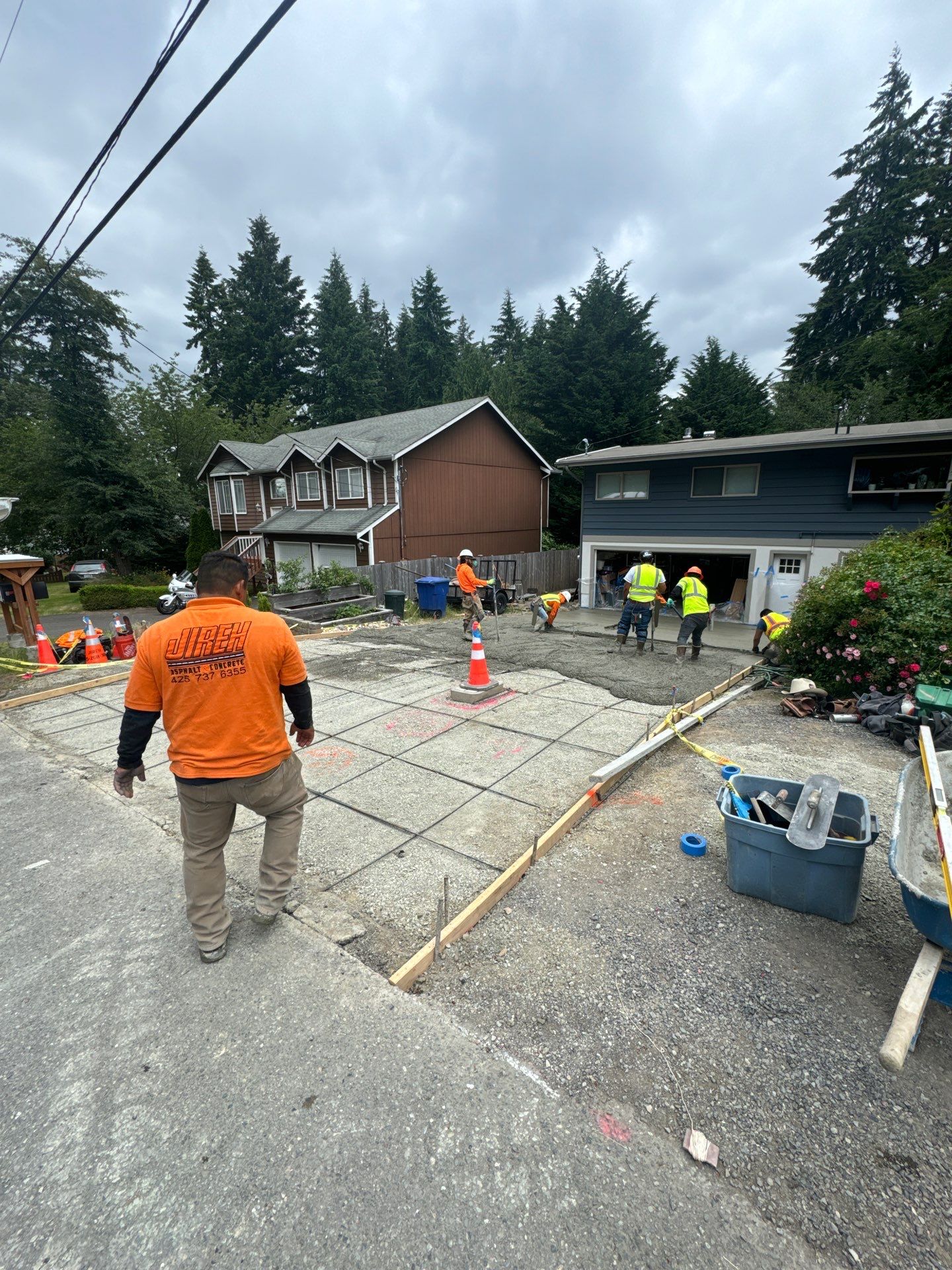 Nathan | Concrete Driveway & Walkway by Jireh Asphalt & Concrete Inc 