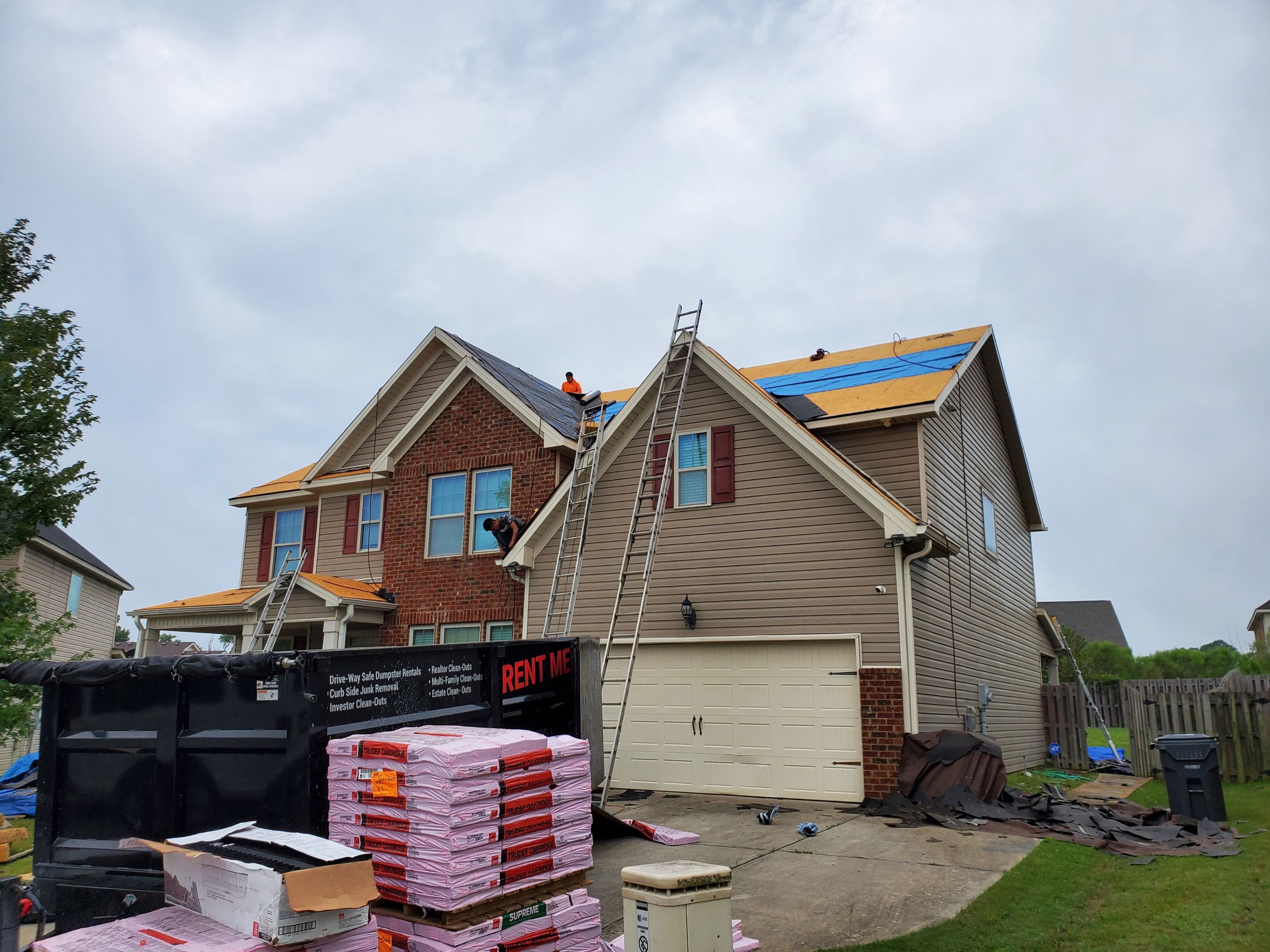 Residential Roofing Installation using Owens Corning by Inspector Roofing and Restoration