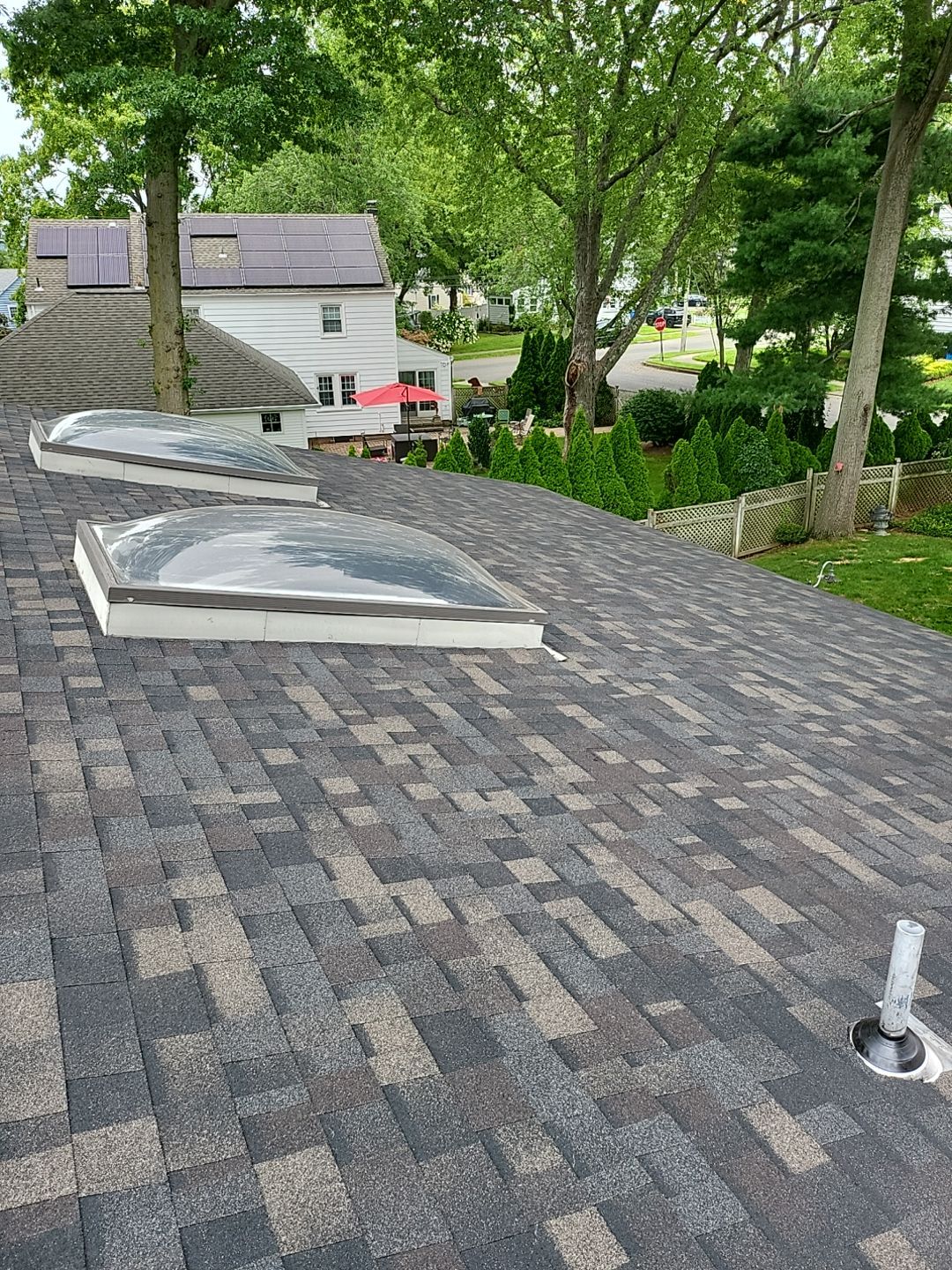 Residential Roofing Installation using Owens Corning TruDefinition Duration Designer - Black Sable by A Plus Exterior