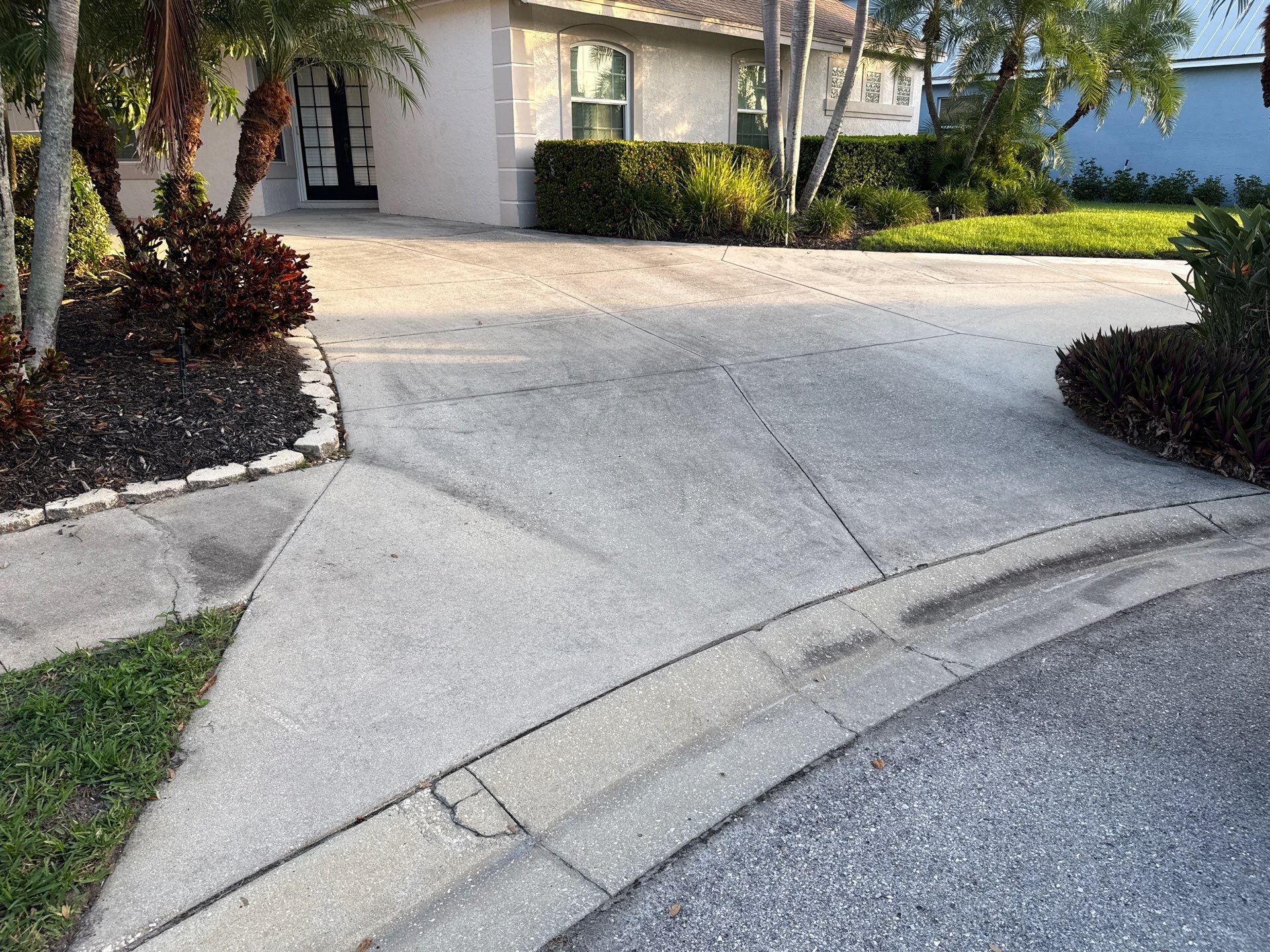 Driveway Cleaning at The Inlets Bradenton by Sunshine AquaWash