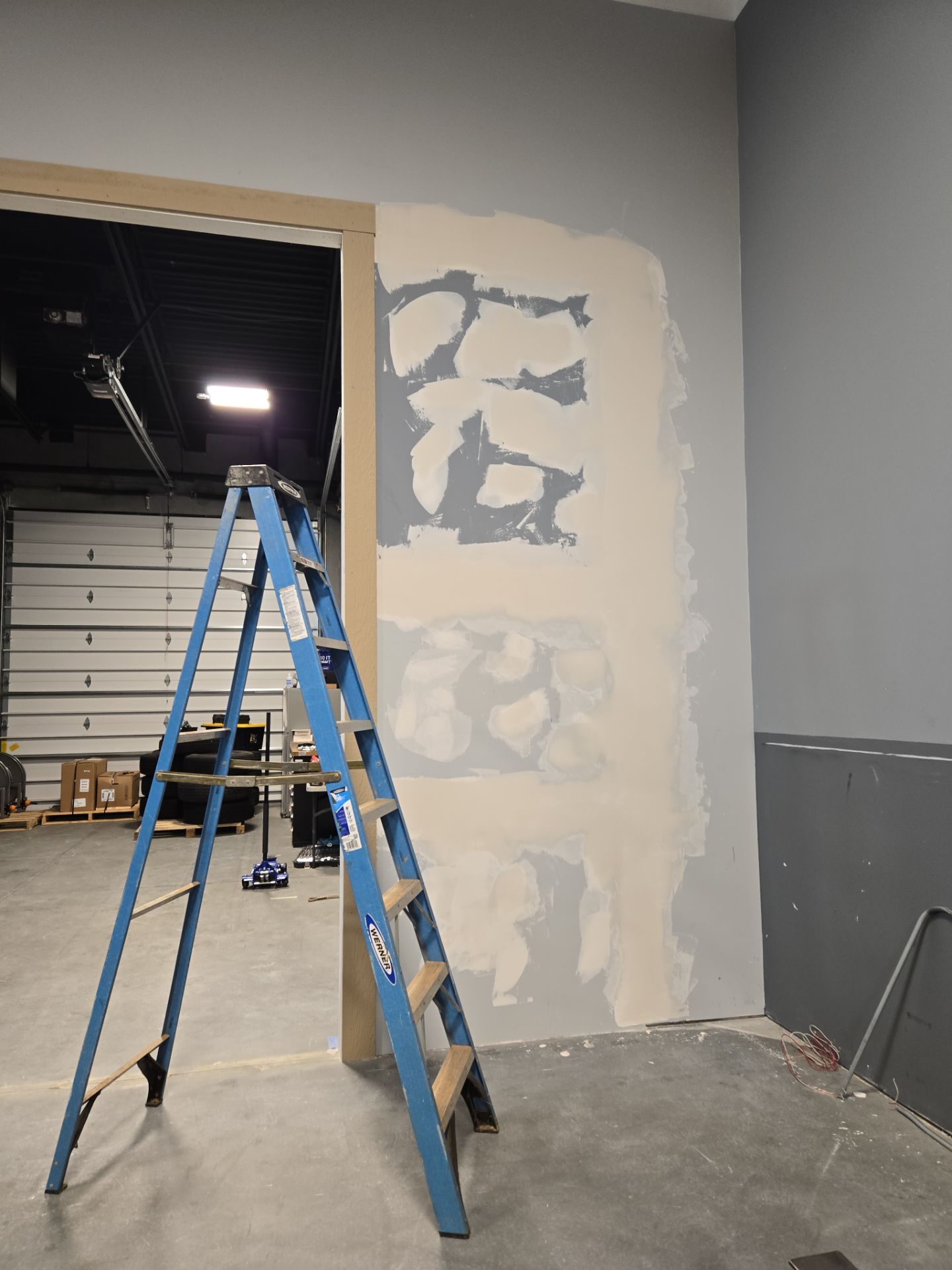 Commercial Shop Expansion Complete by A Step Above Handy LLC