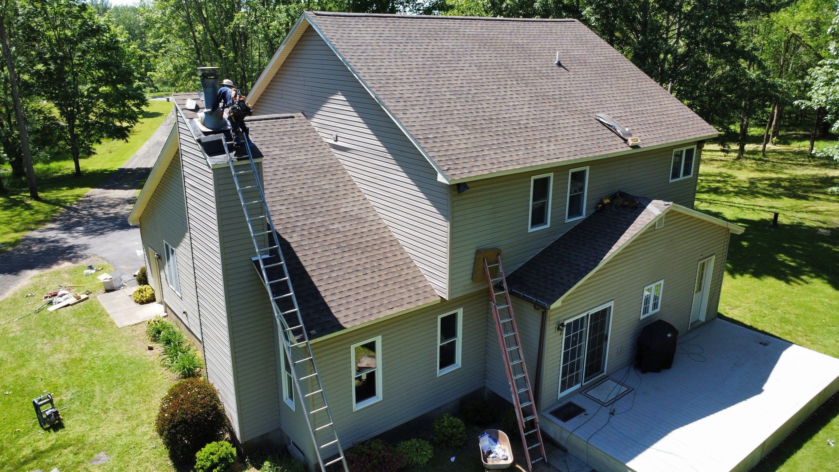 🏠 Roof Replacement Completed in Parish, NY | GAF Shingles 🔨 by Alpha Omega Roofing LLC