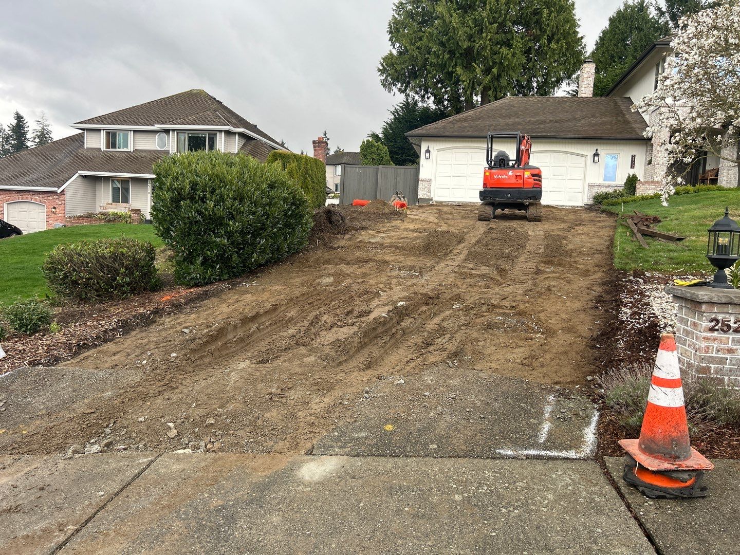 John | Stamped Concrete Driveway Makeover by Jireh Asphalt & Concrete Inc 