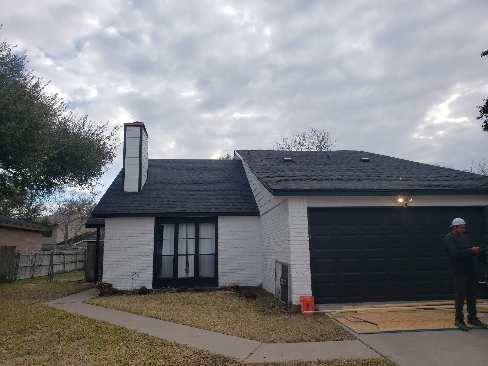 Exterior Transformation- Full Roof Replacment and James Hardie Siding Project by Galvan Roofing and Construction