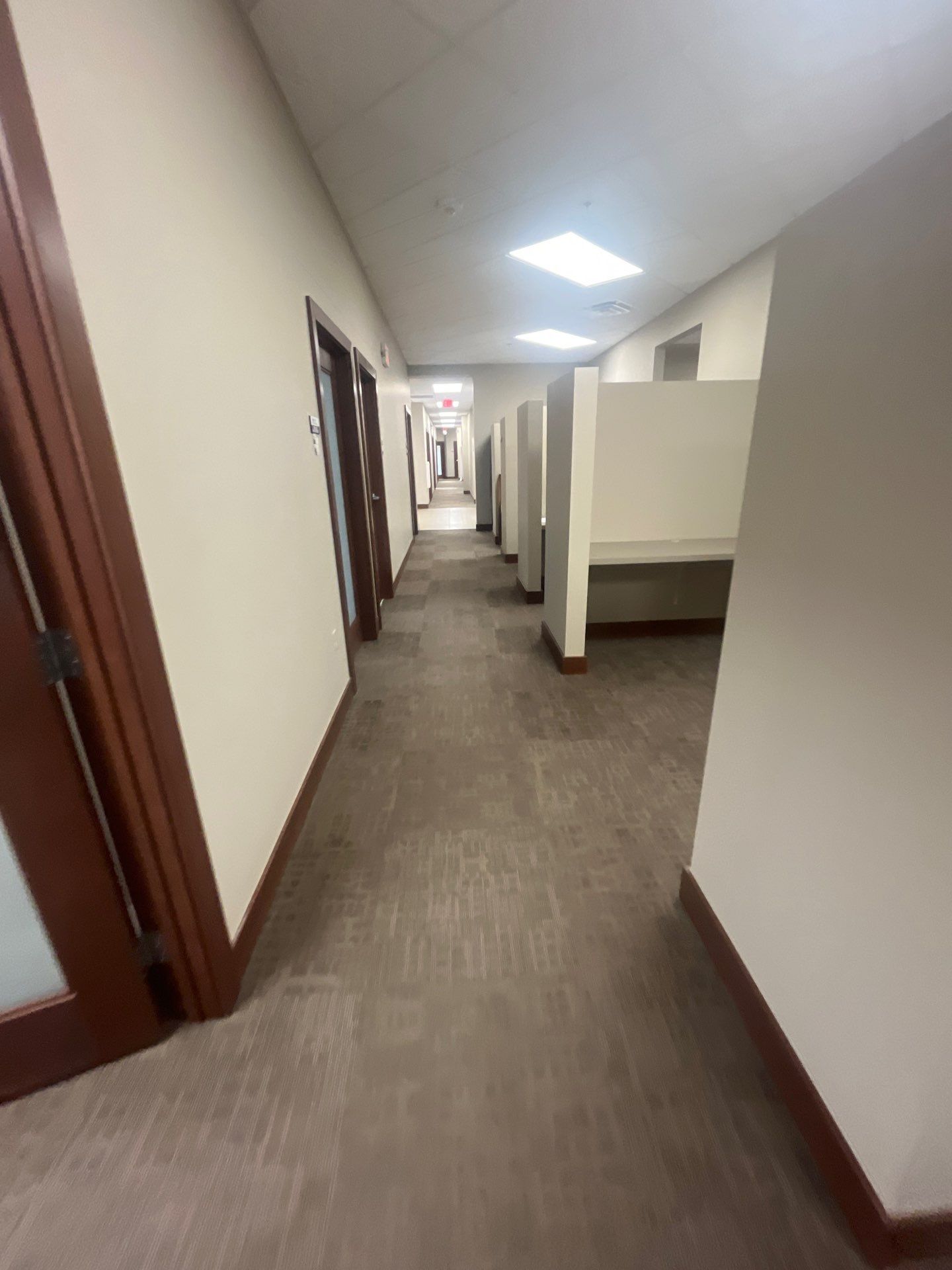 Commercial Office Interior Remodel and Modern Suite Refresh in Sioux Falls by Select Painting, Coatings & Garage Cabinets
