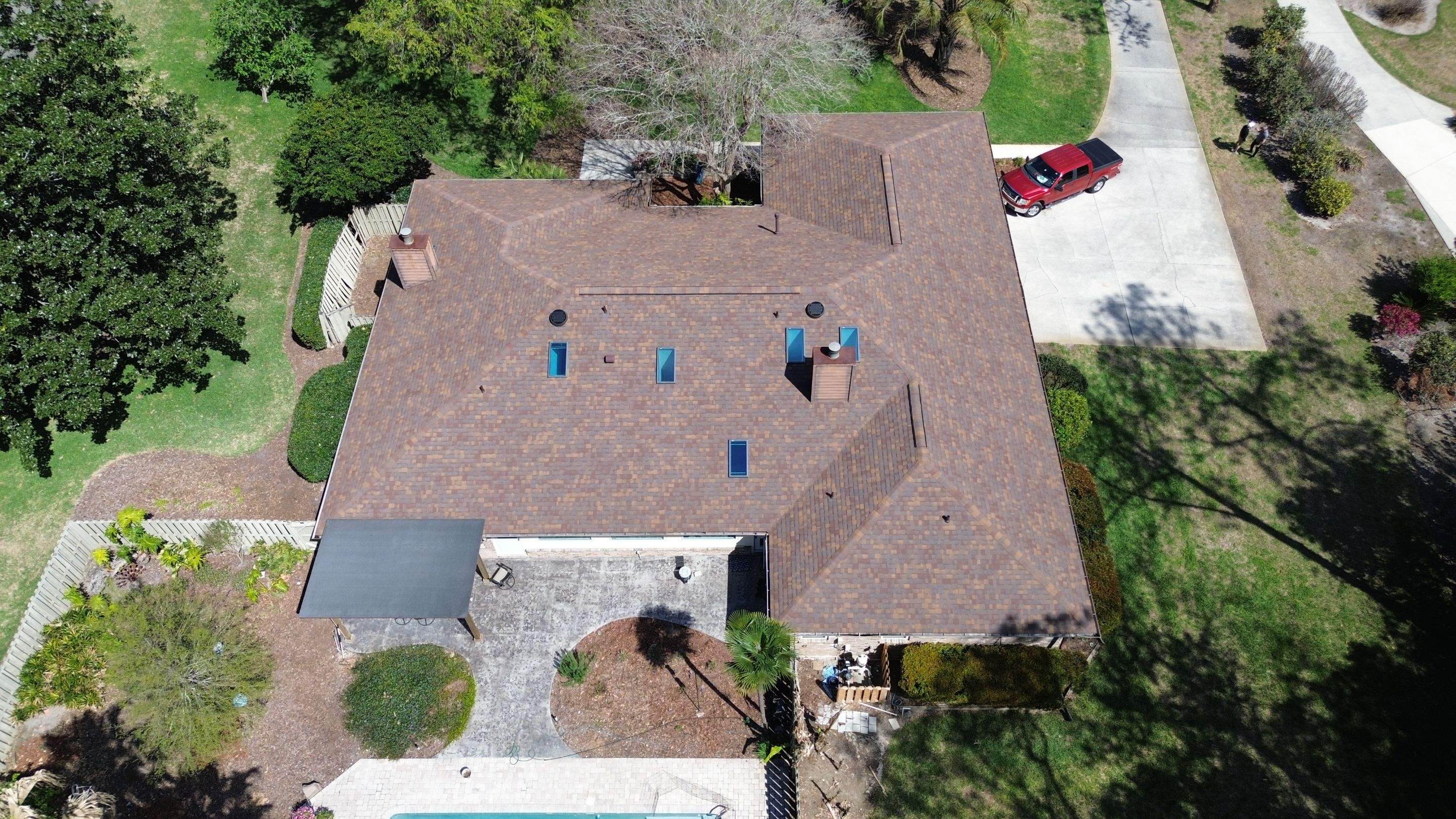 Sedona Canyon shingle roof replacement in Gainesville FL by Brehm Roofing