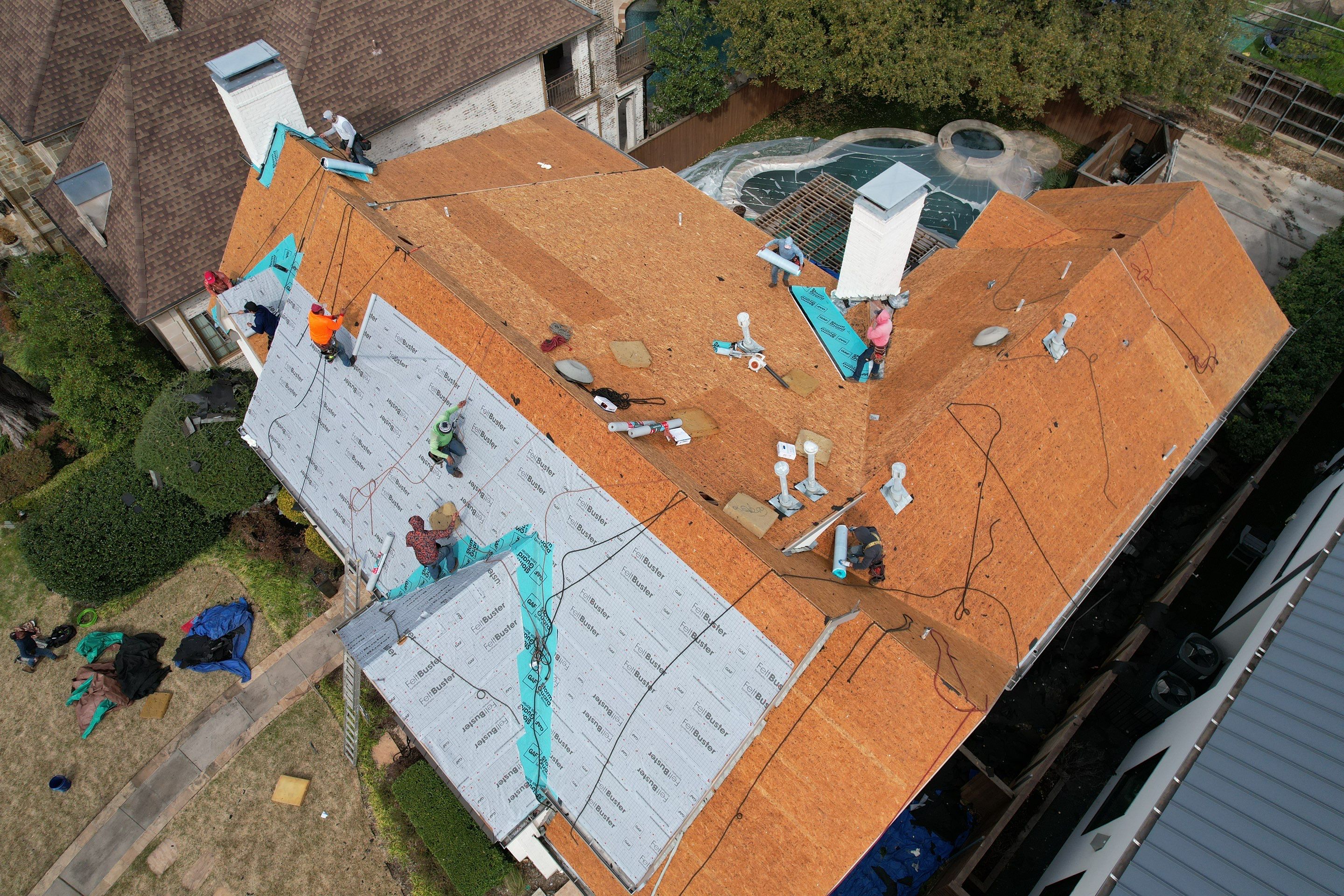 Project in Dallas by Zeus Exteriors