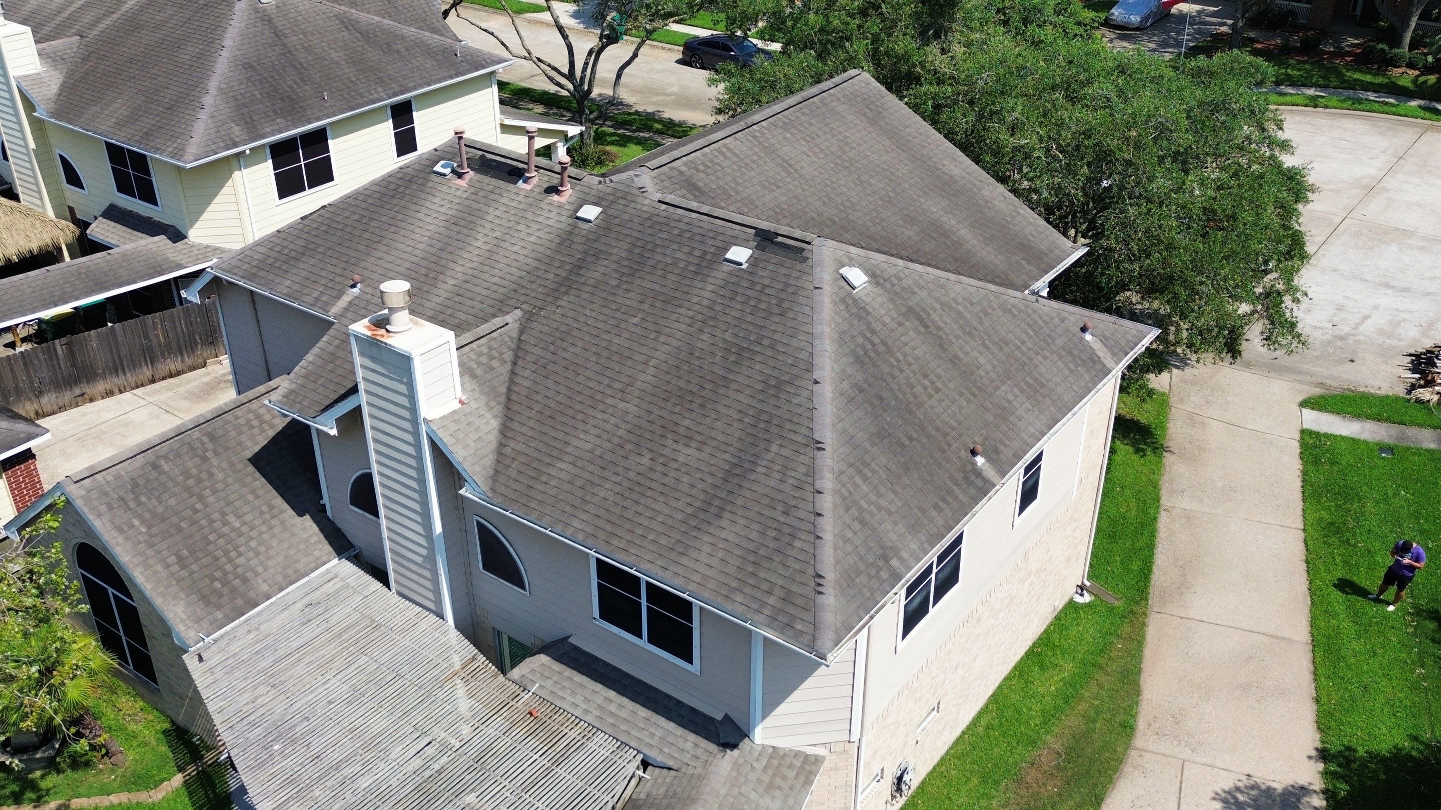 Seabrook Roof Installation using Atlas Pinnacle Pristine by Modern BYLT Roofing & Construction