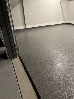 Garage Floor Coating using Briar