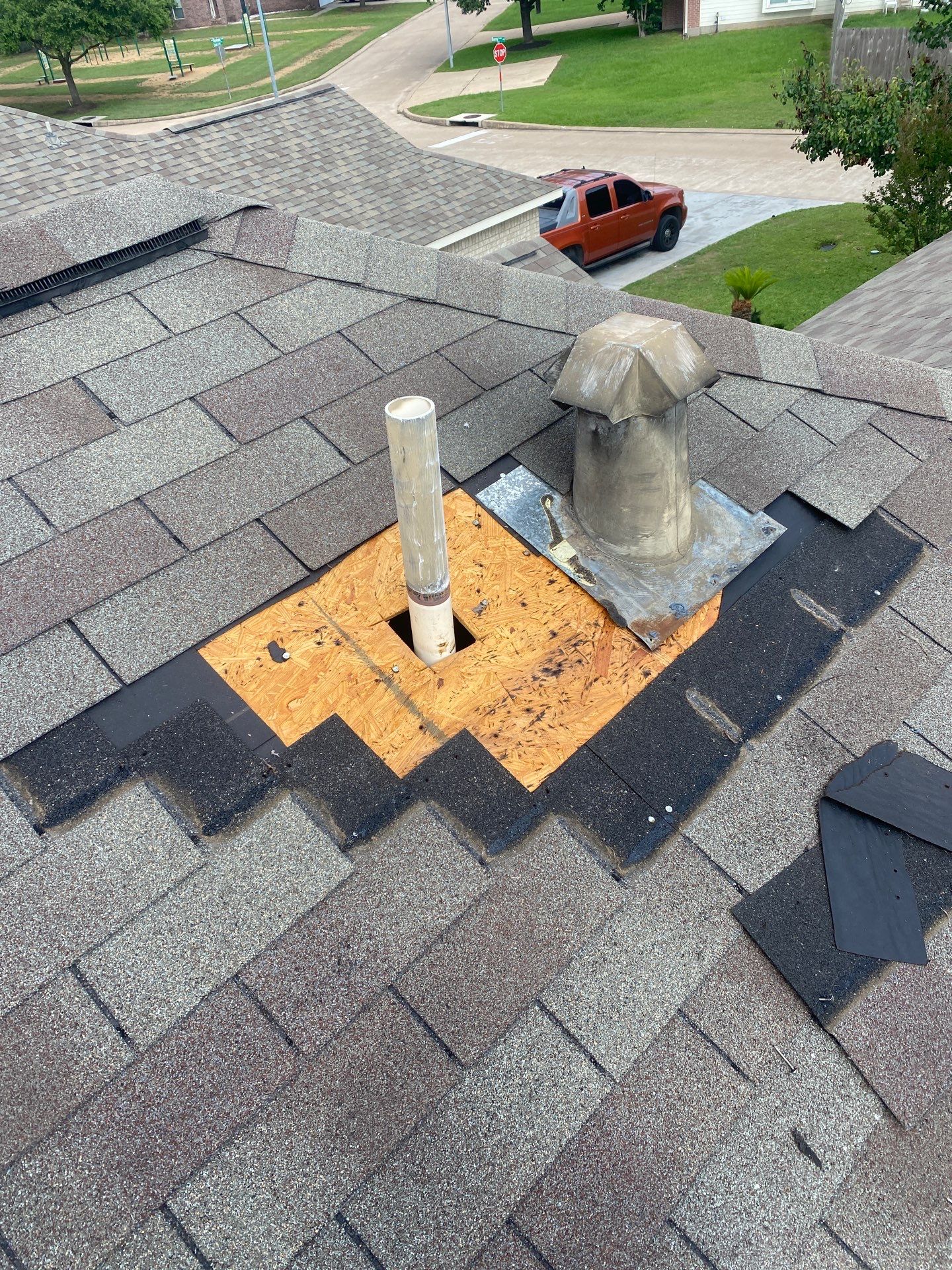 Hail Damage using Owen's Corning Duration (Lifetime) Shingles by Roof Repair Company
