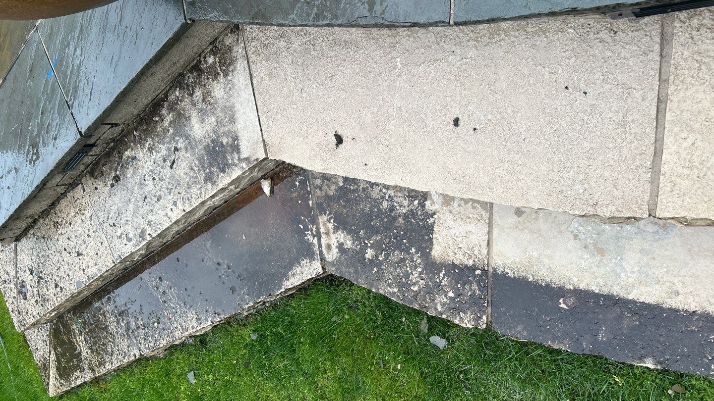 Winnetka, IL bluestone patio cleaning by Northern Power Washing LLC.