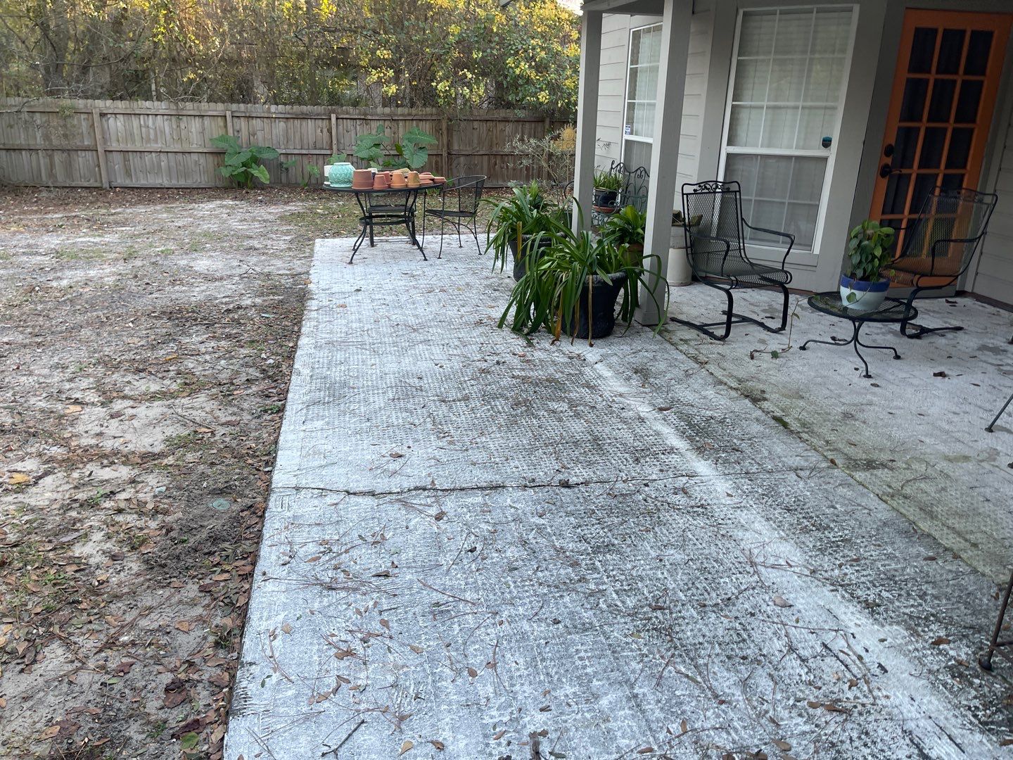 Porch Project in Gainesville, FL in Mount Everest by Cross Creek Concrete Coatings