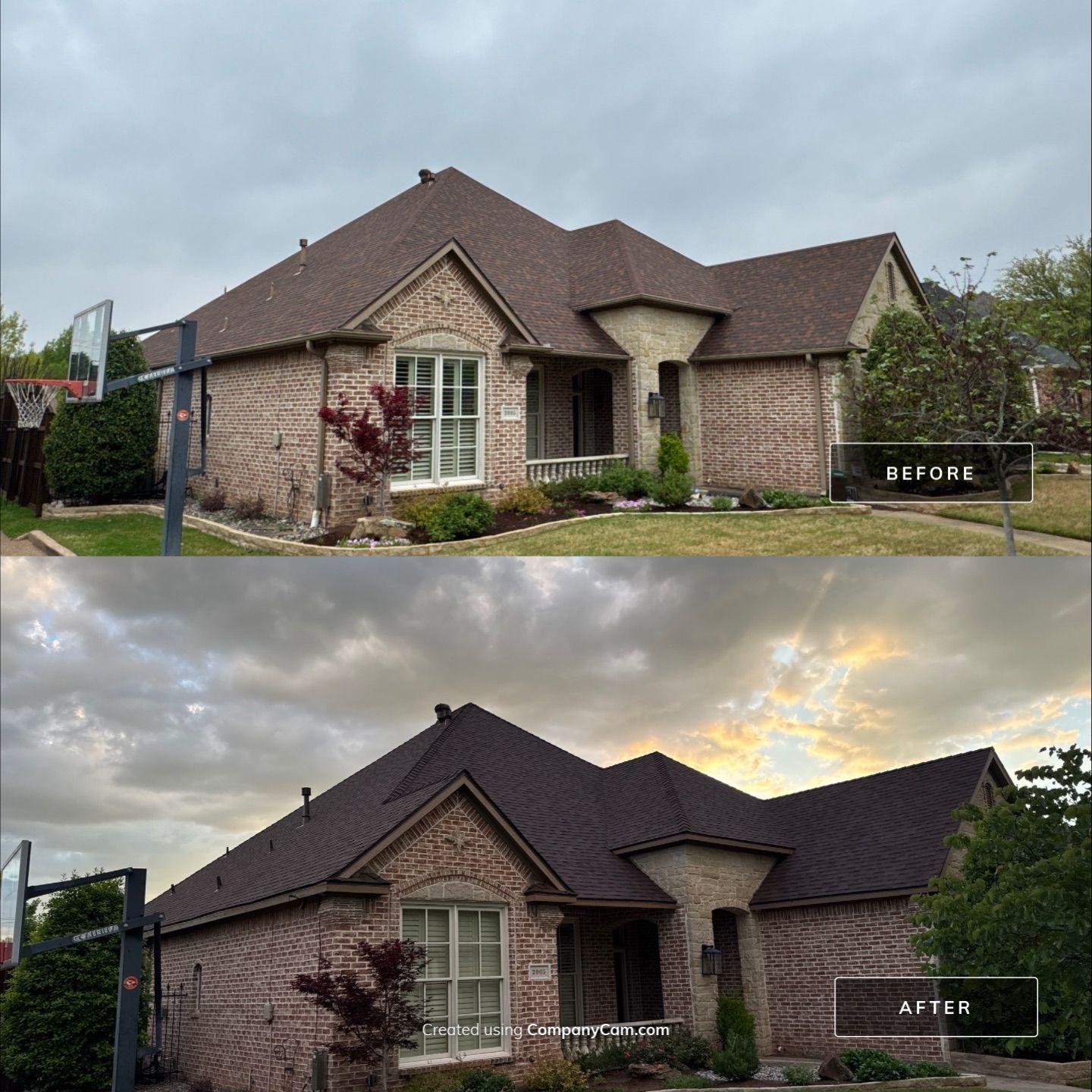 Residential Roofing Installation using Malarkey Legacy Scotchgard Shingles by Harvey Roofing & Construction
