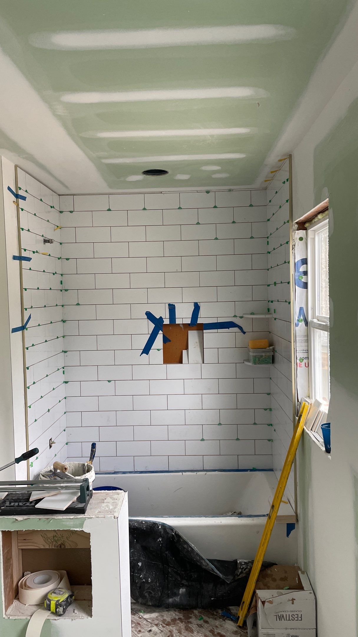 Remodeled Home with new tile floors, Showers and Refinished Oak Floors with stain and Waterbased Finish by Footprints Floors of Coastal Carolina