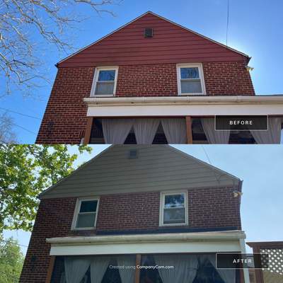 Siding Installation using JH Plank Select Cedermill Eased Edge