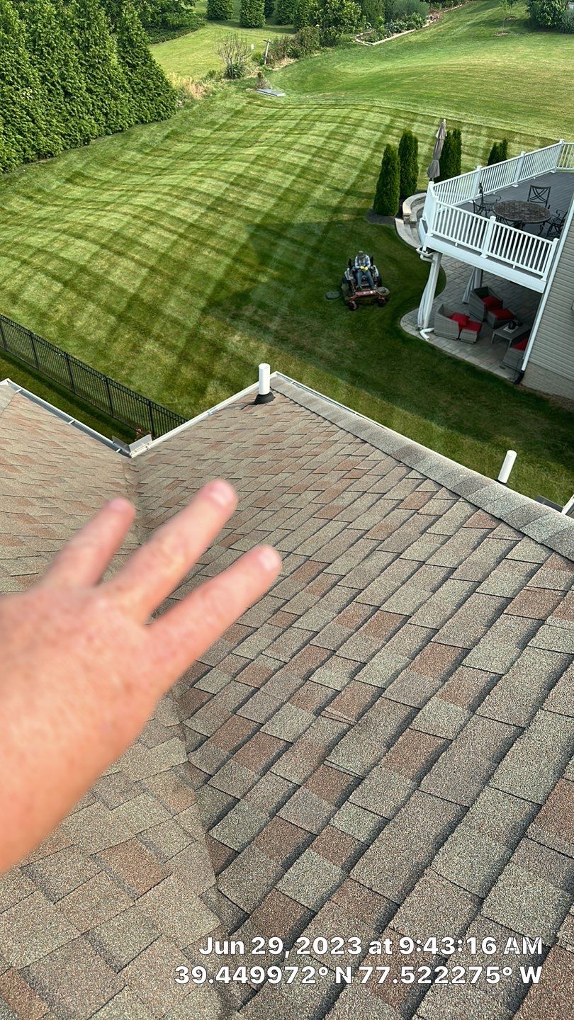 Residential Roofing Repair using CertainTeed Landmark Weathered Wood Architectural Shingles by Frederick Roof Repair