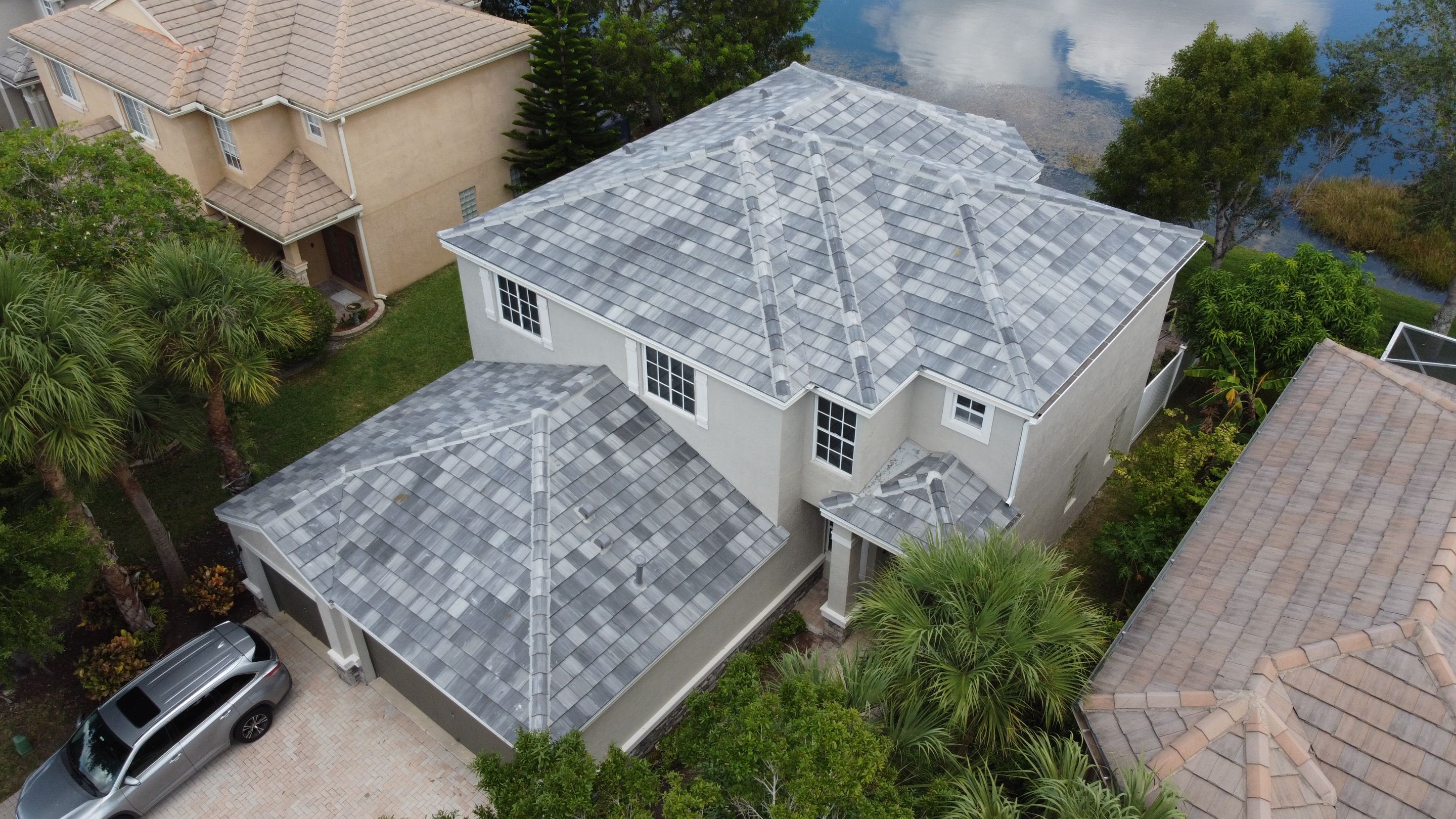 Residential Roofing Installation using Eagle Roofing Tile by BLUES BROTHERS ROOFING
