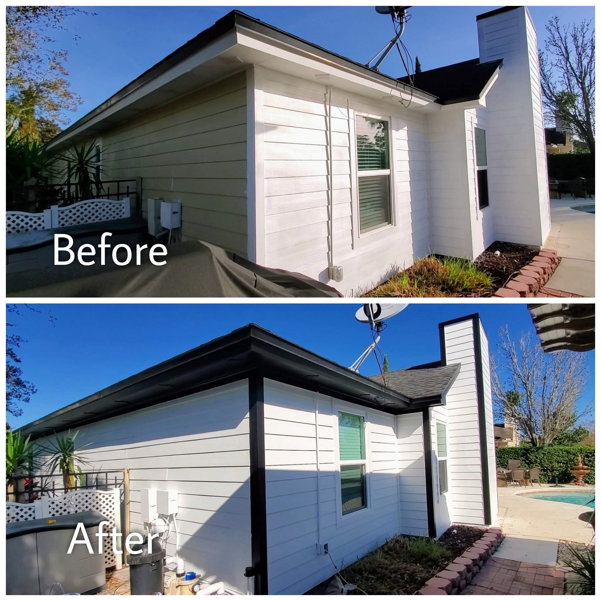 Exterior Painting Service in Jacksonville FL 32224 for Soffit, Fascia, Body and Trim by A New Leaf Painting, LLC