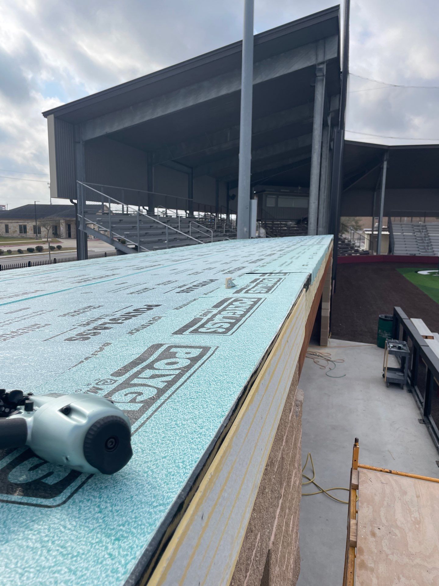 Wildcat Dugout by Bayfront Roofing and Construction