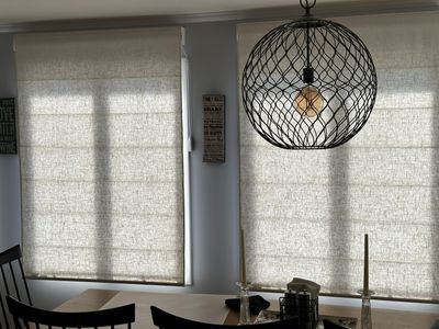 Roman Shade Installation - Cobb Island