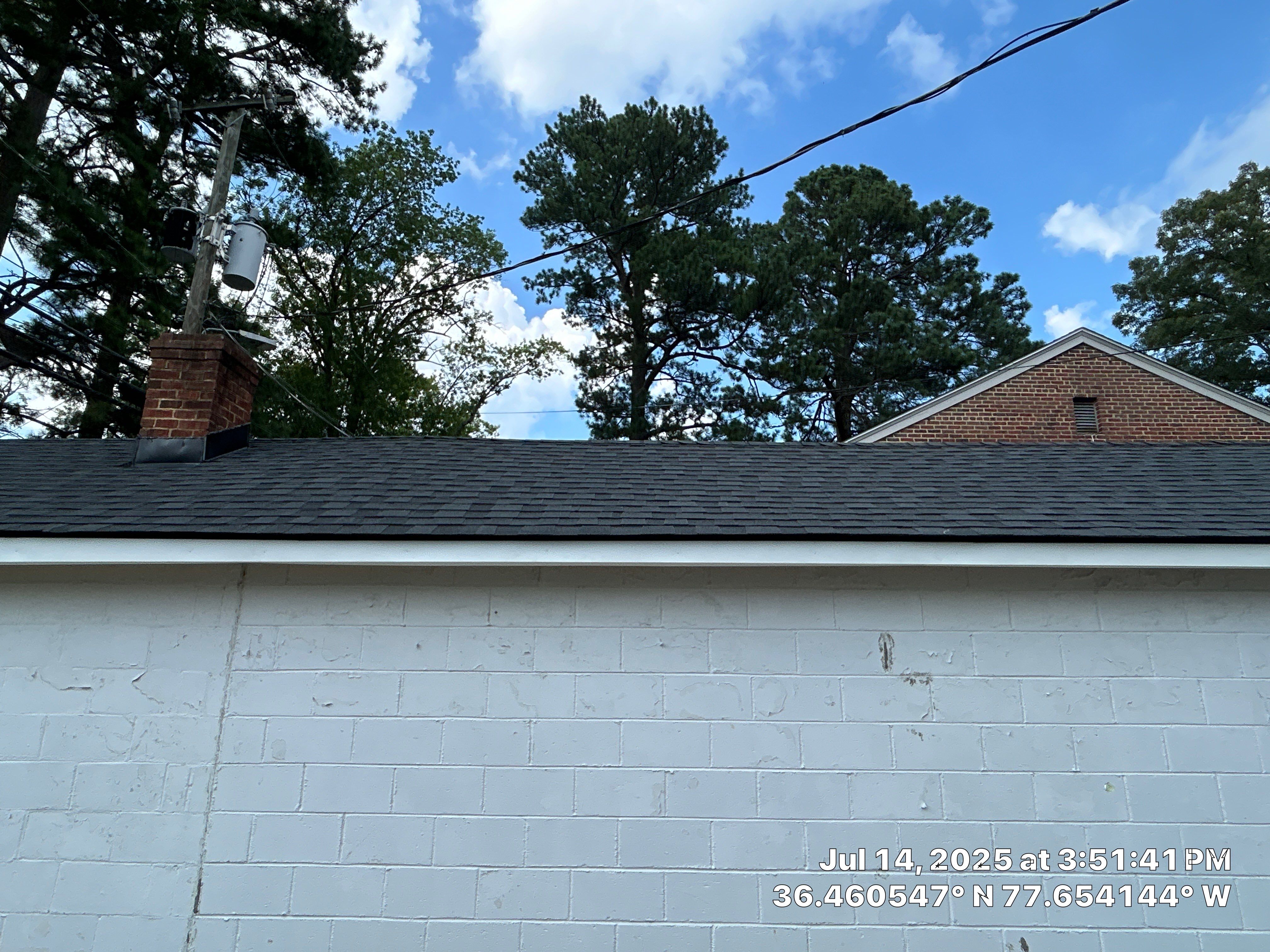 Project in Roanoke Rapids by Roofing Solutions