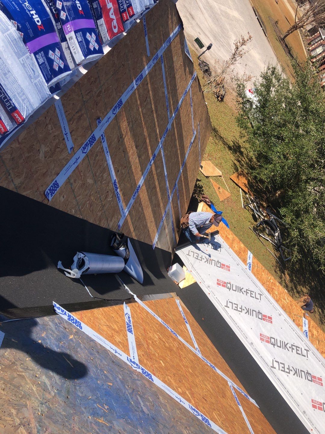 Residential Roofing Installation using Roof Replacement by American Roofing & Construction LLC