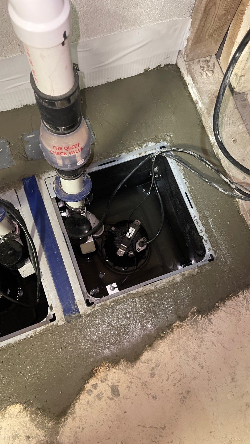 Interior Basement Waterproofing System by Toledo Basement Repair