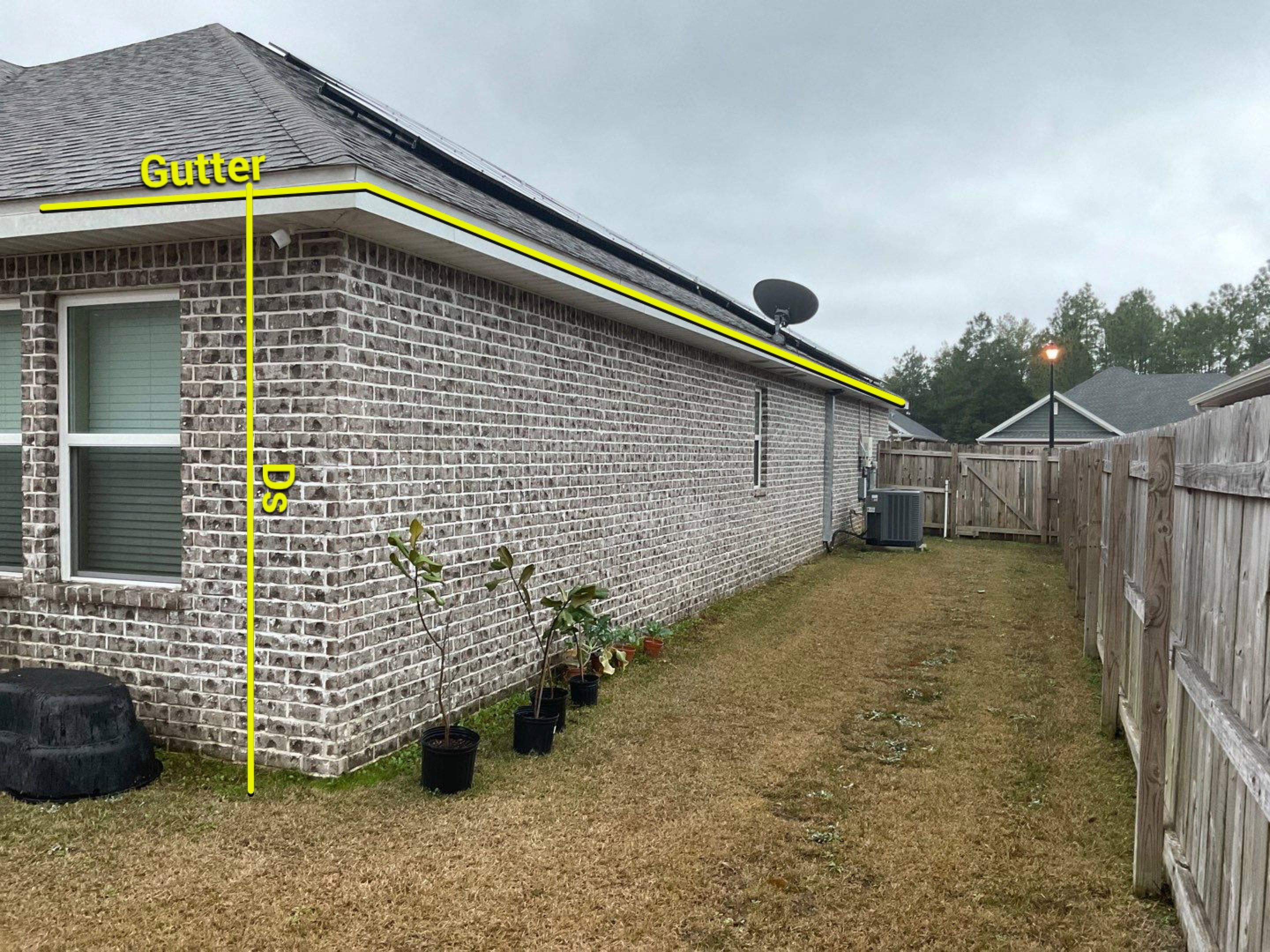 Seamless Gutter Project in Milton FL by Gutter Professors