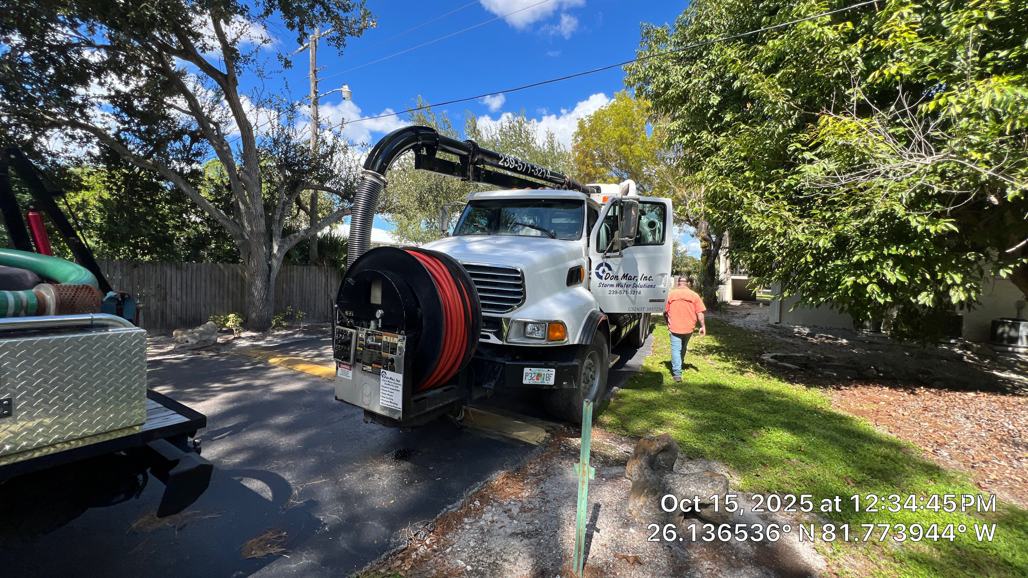 Naples Apartment Complex Culvert Cleaning by APS Power & Water
