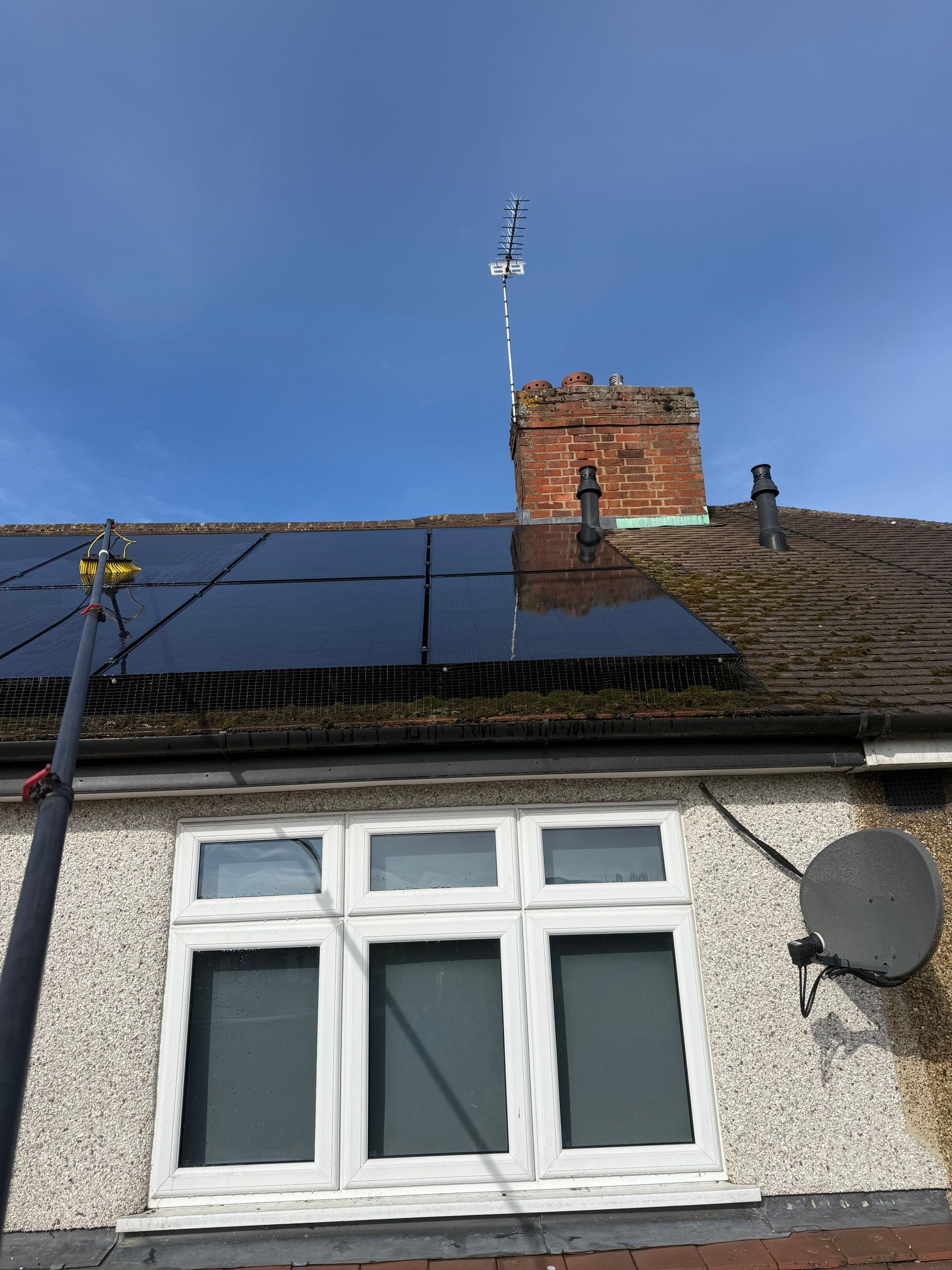 Solar Panel Cleaning Chessington by Ges Exterior Cleaning ltd