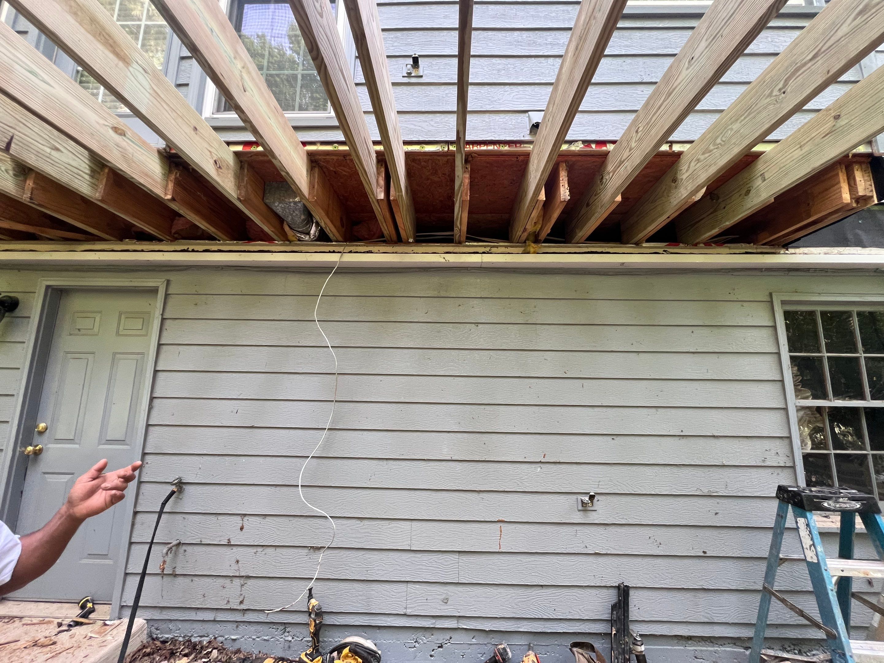 Pressure-Treated Wood Deck Replacement and Staircase Installation in Kennesaw by Swift Home Renovations