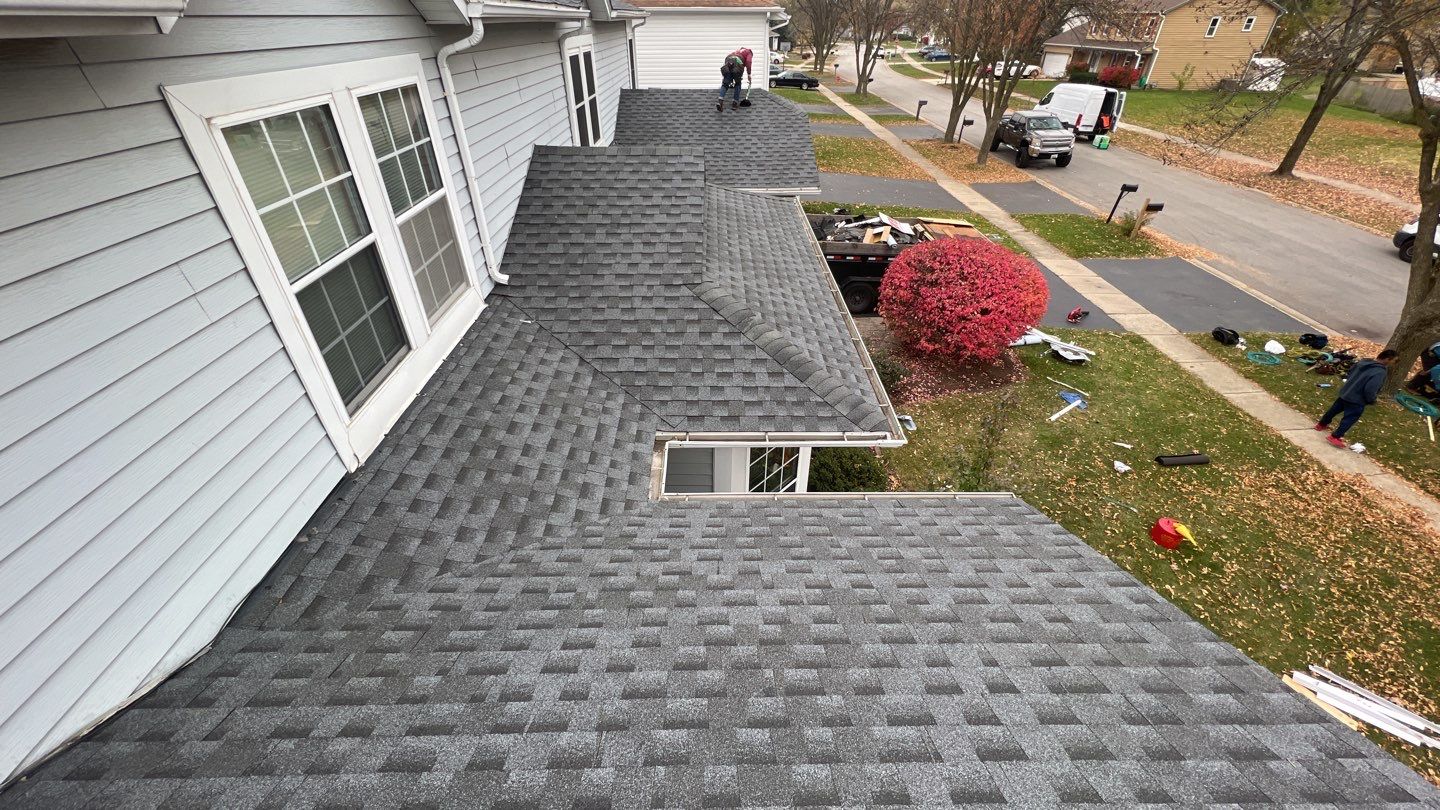 Multi-family unit roof replacement. using GAF Timberline HDZ by Pro Home Services Inc