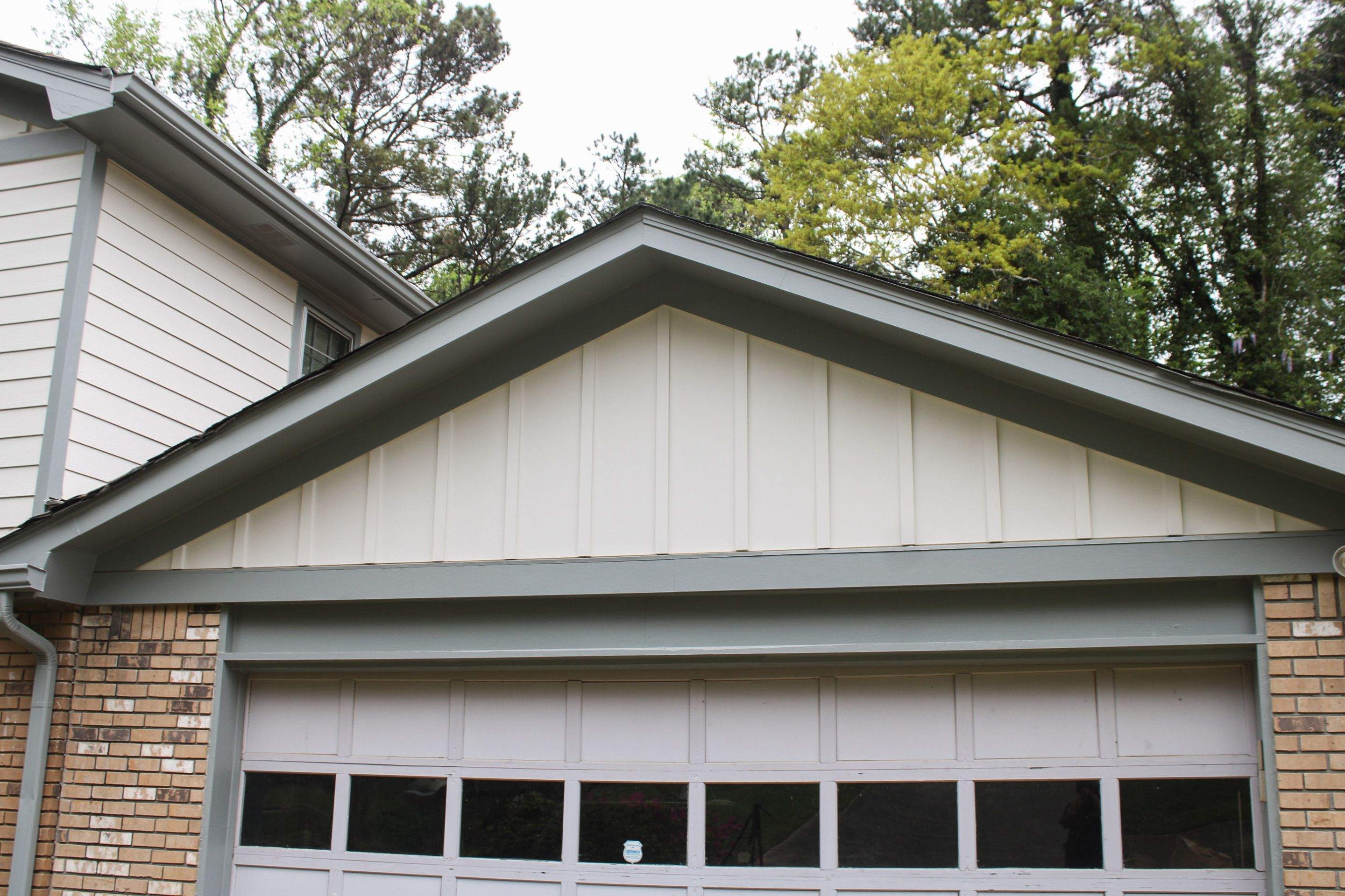 Board and Batten Siding Installation and Railing Replacement in Lilburn, GA by Nelson Exteriors 