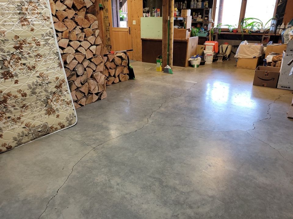 Basement Transformation using Pebble Beach by Croc Coatings, LLC