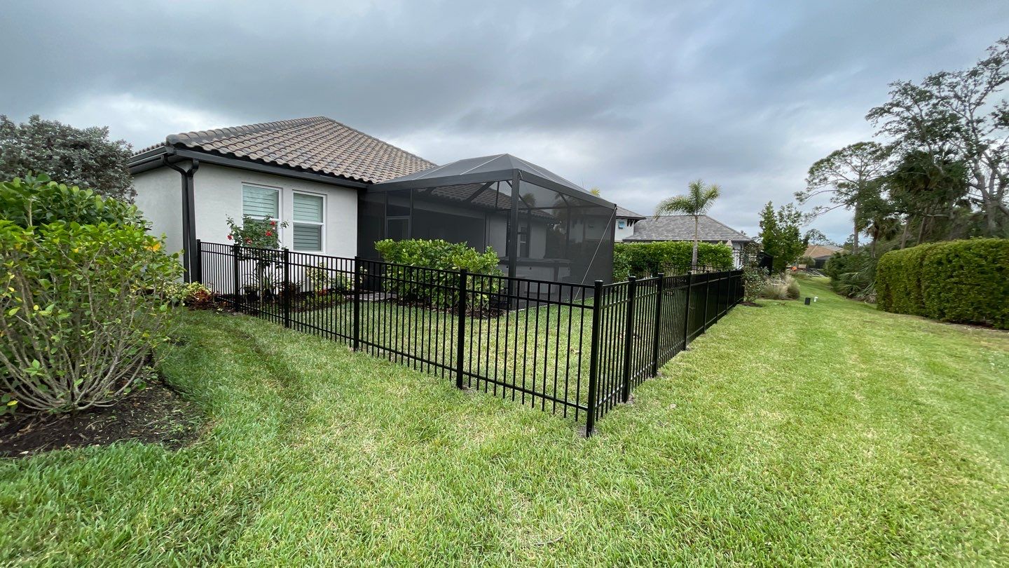 Aluminum Fence Installation using 3 Rail Aluminum Fence by Asap fence and gates, LLC
