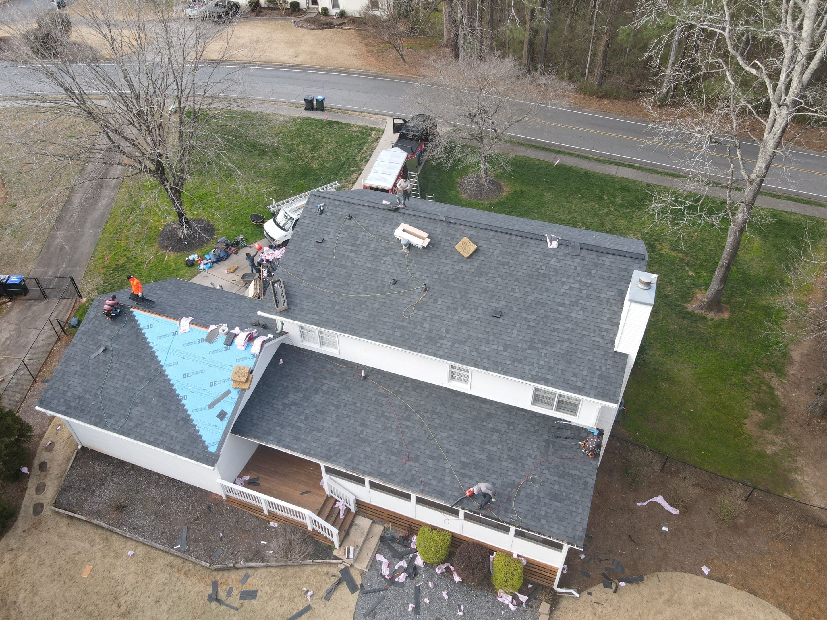 Residential Roofing Installation using Owens Corning by Inspector Roofing and Restoration