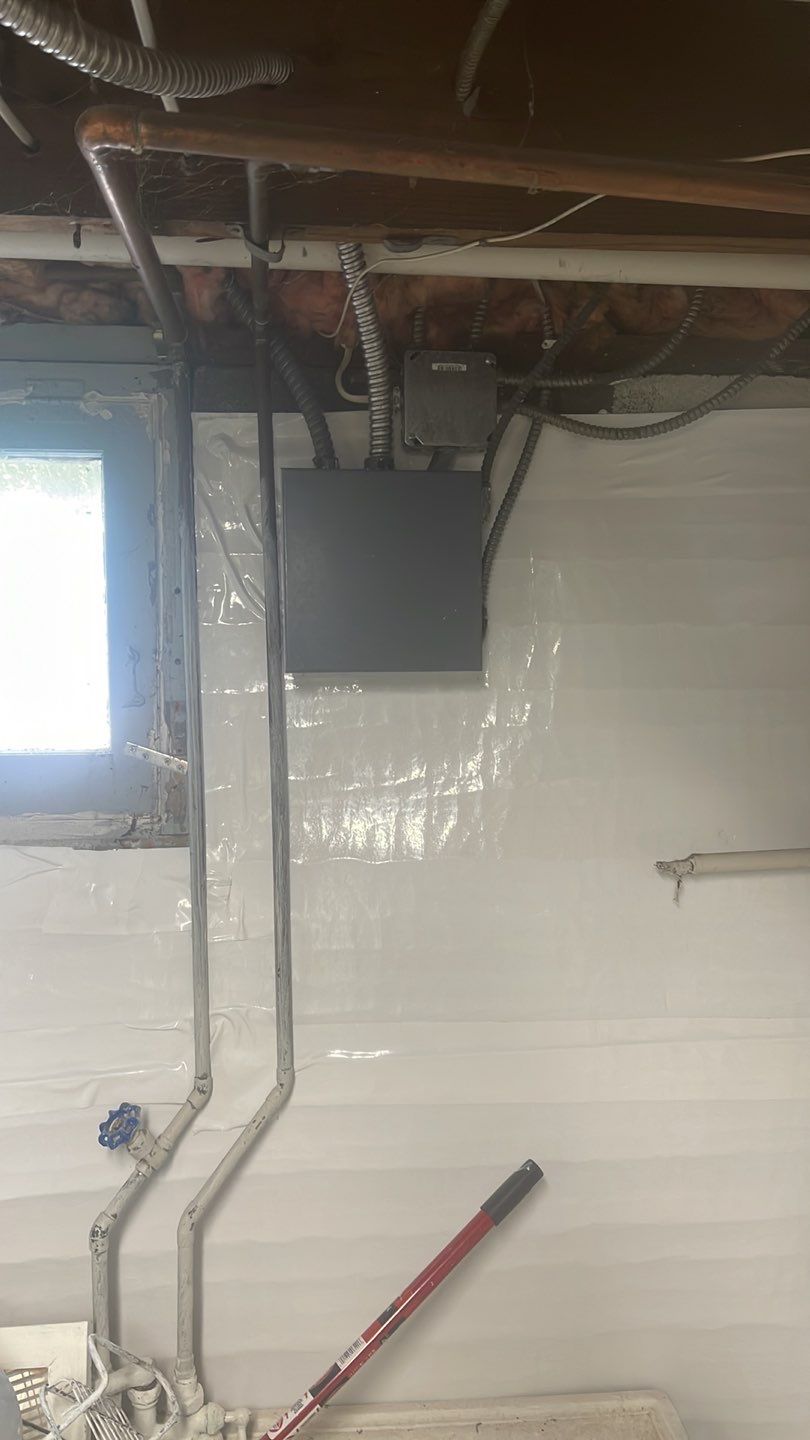 Interior Waterproofing with Steel Beam Reinforcement and Brick Tuckpointing by Toledo Basement Repair