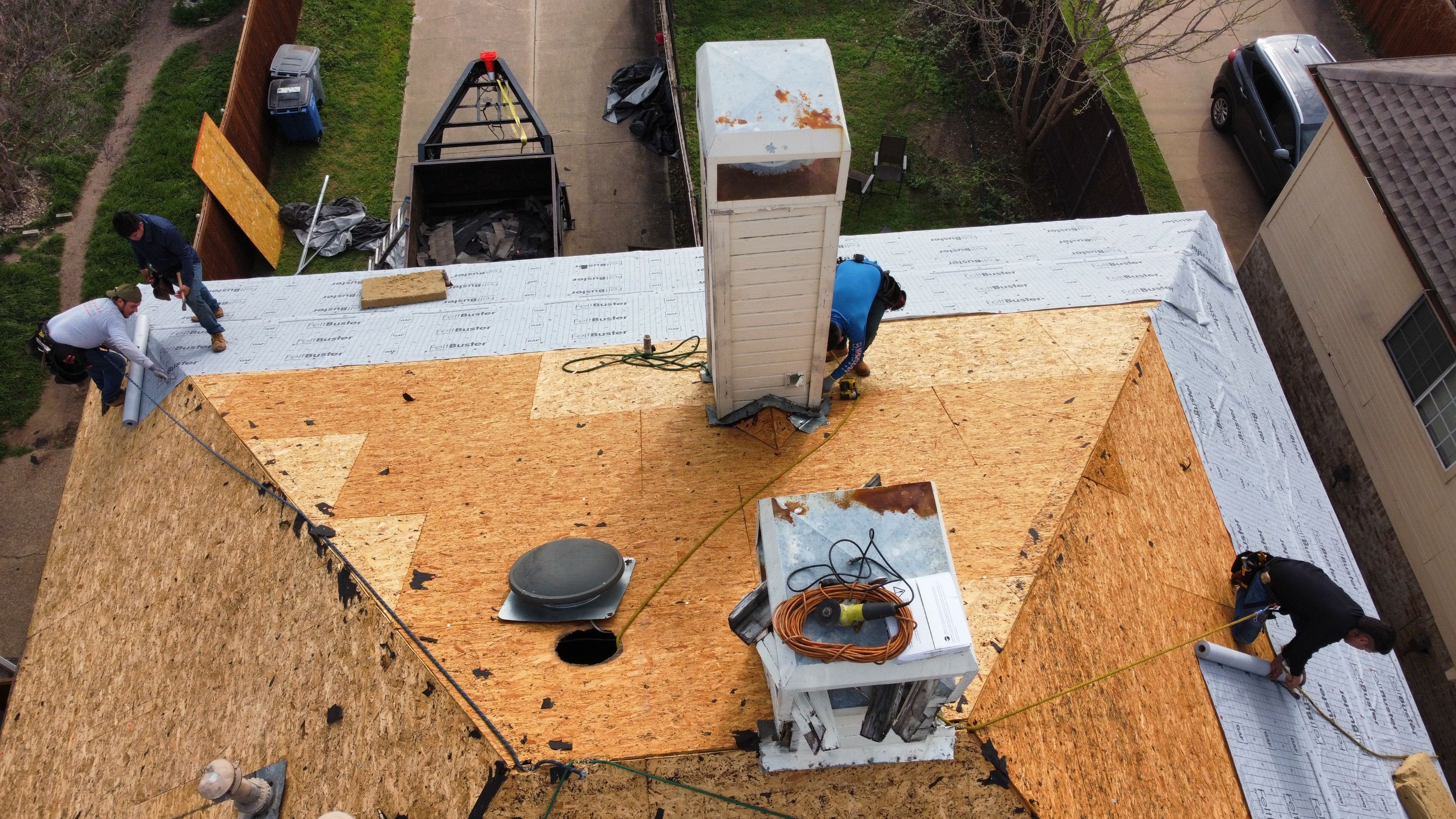Project in Dallas by Zeus Exteriors