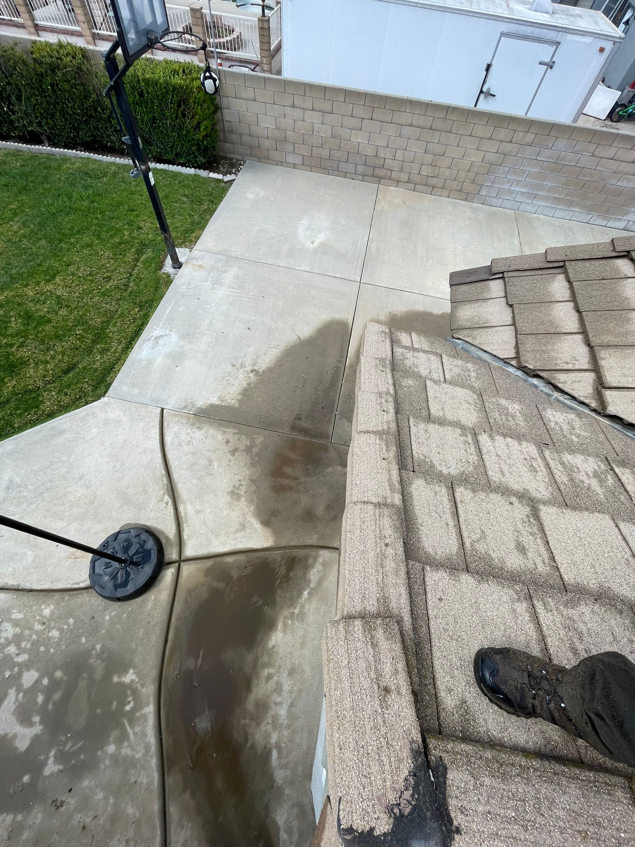 Roof Washing in Rancho Cucamonga Ca by Palm Coast Solar Cleaning