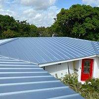 24ga 1.5" Mechanical Seam Mill Finish by Total Roofing System The Metal Roof Experts