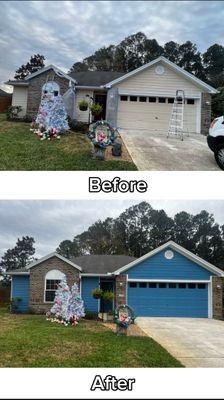 Jacksonville FL 32224 - Before and After Exterior Wood Repairs Project