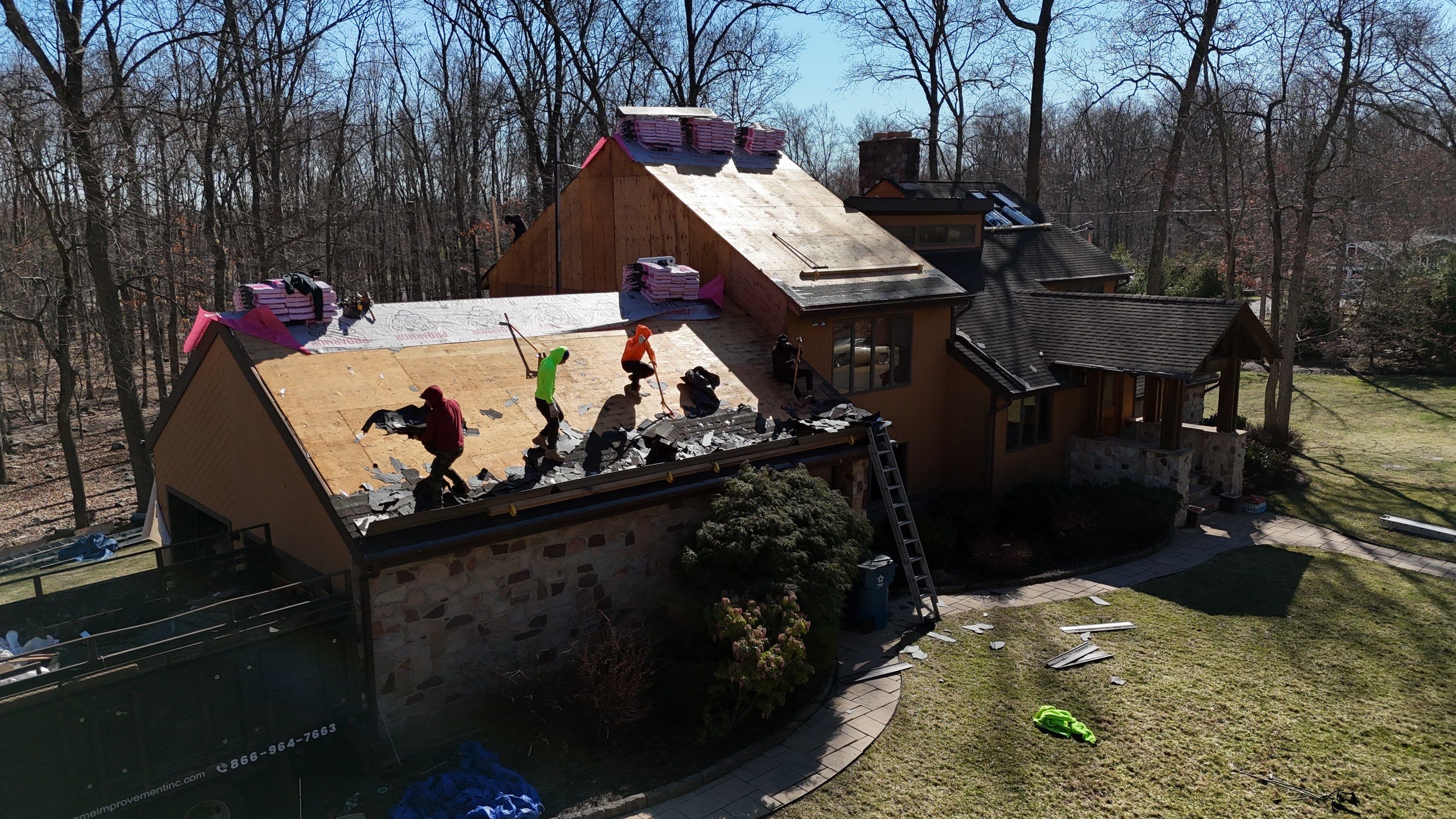 Full Exterior Remodel Project in Hopewell, NJ by All State Home Improvement Inc.