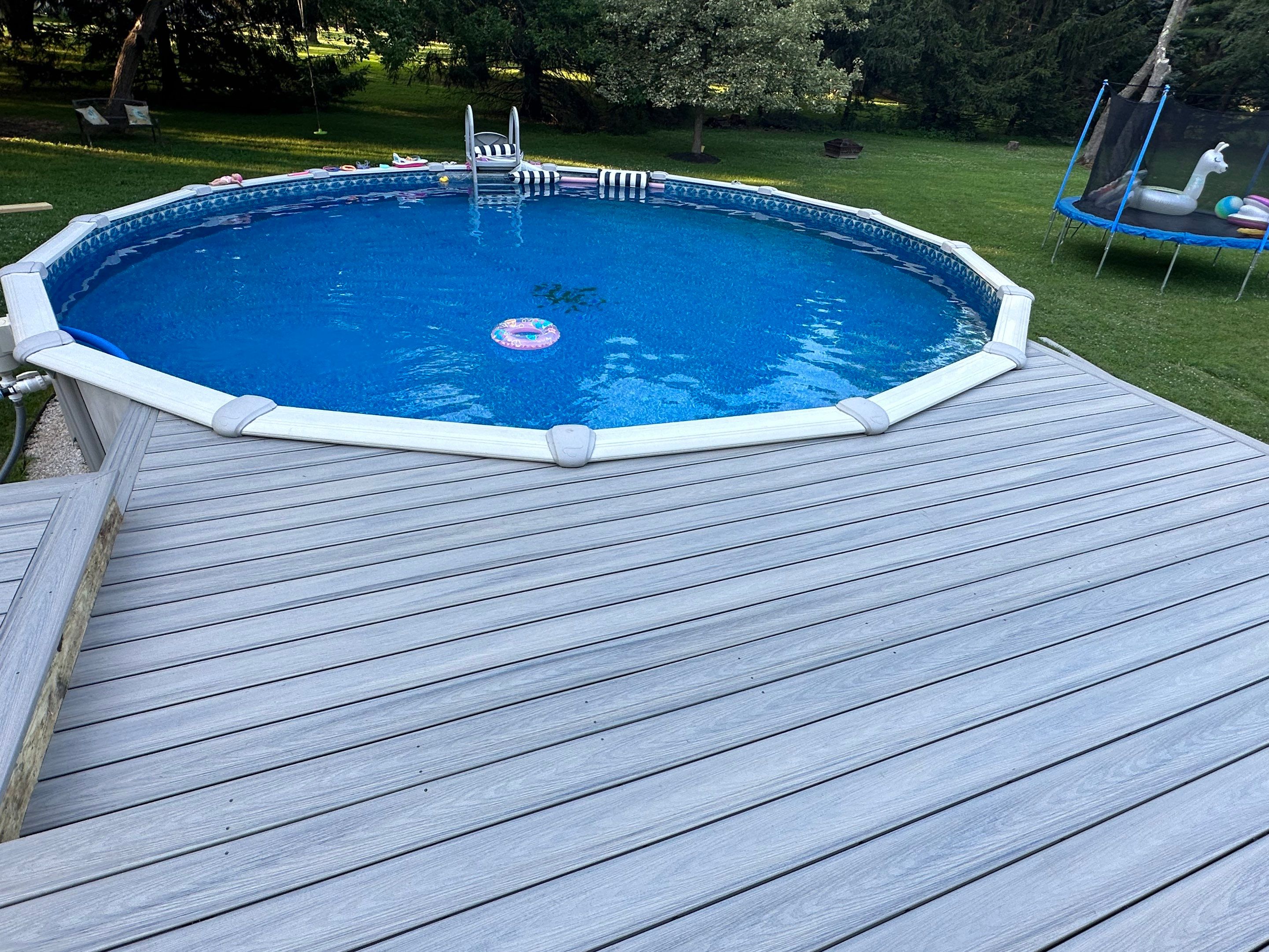 New Pool Deck IN Flemington by deck guardian