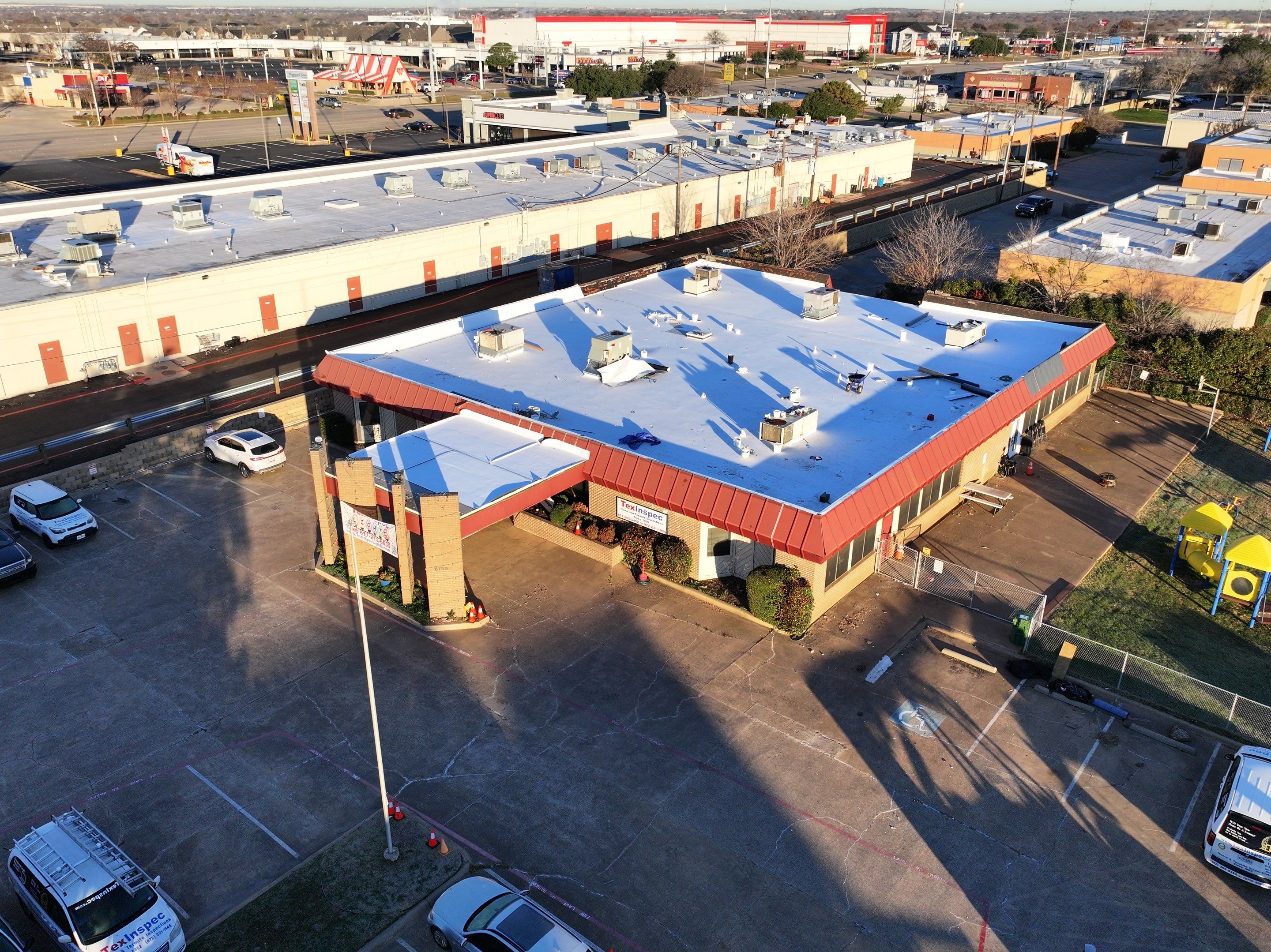Commercial Roofing Installation using GAF Evergaurd TPO 60 Mil by Becker Roofing and Exteriors
