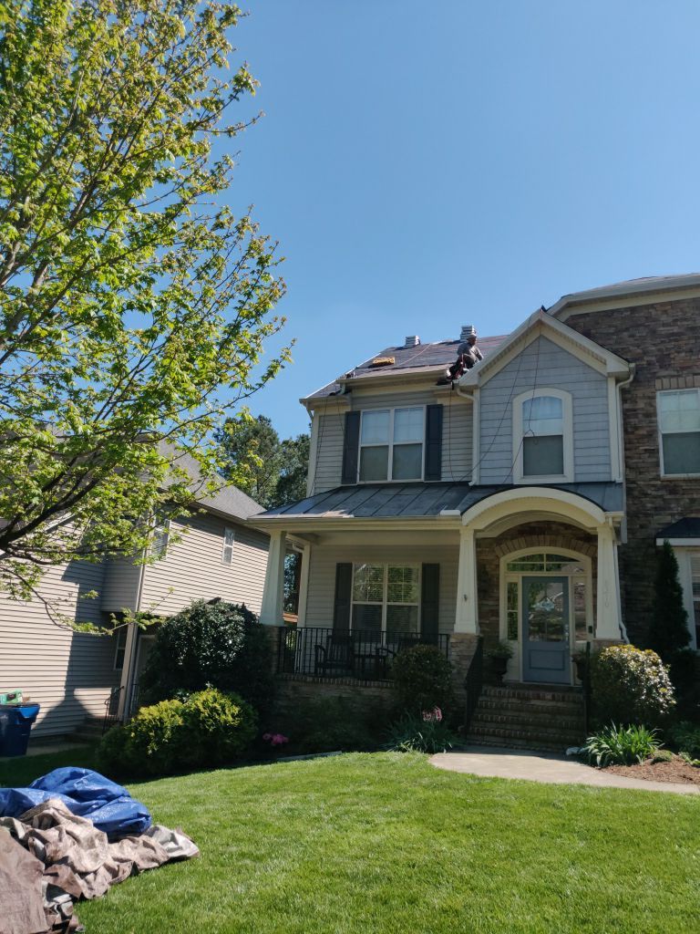 Residential Roofing Installation using Roof Installation by American Roofing NC